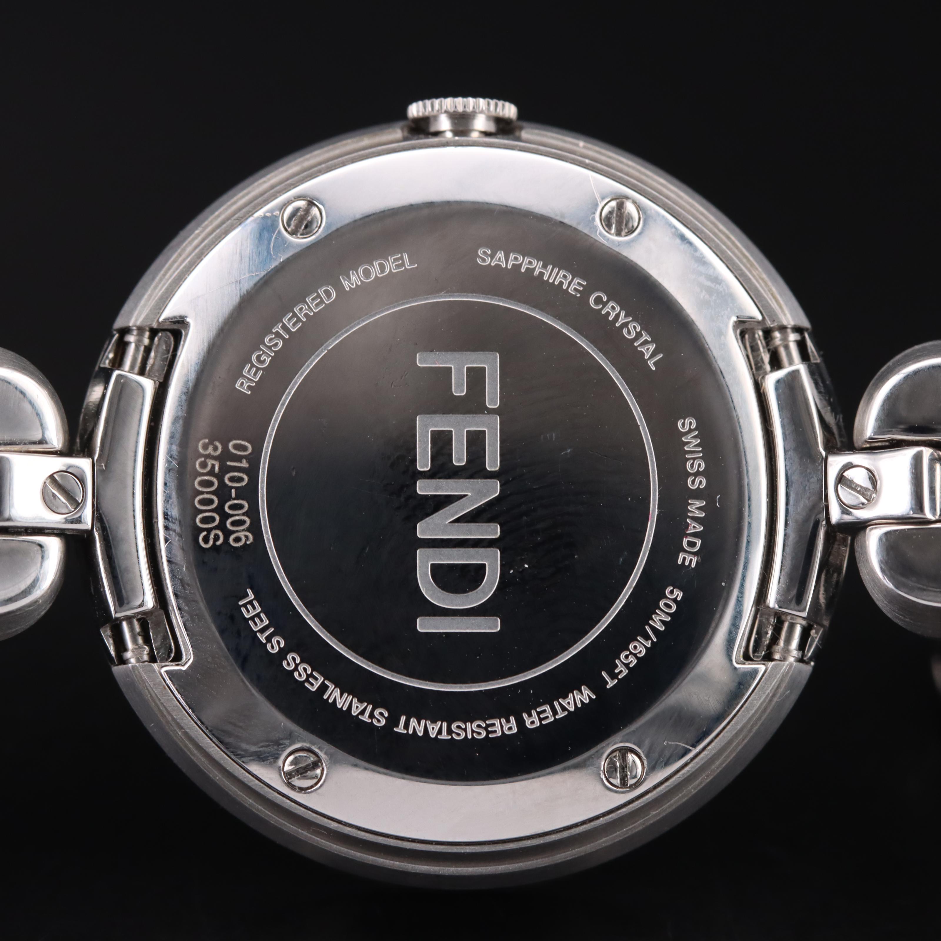 Fendi My Way Stainless Steel Black Ceramic Watch