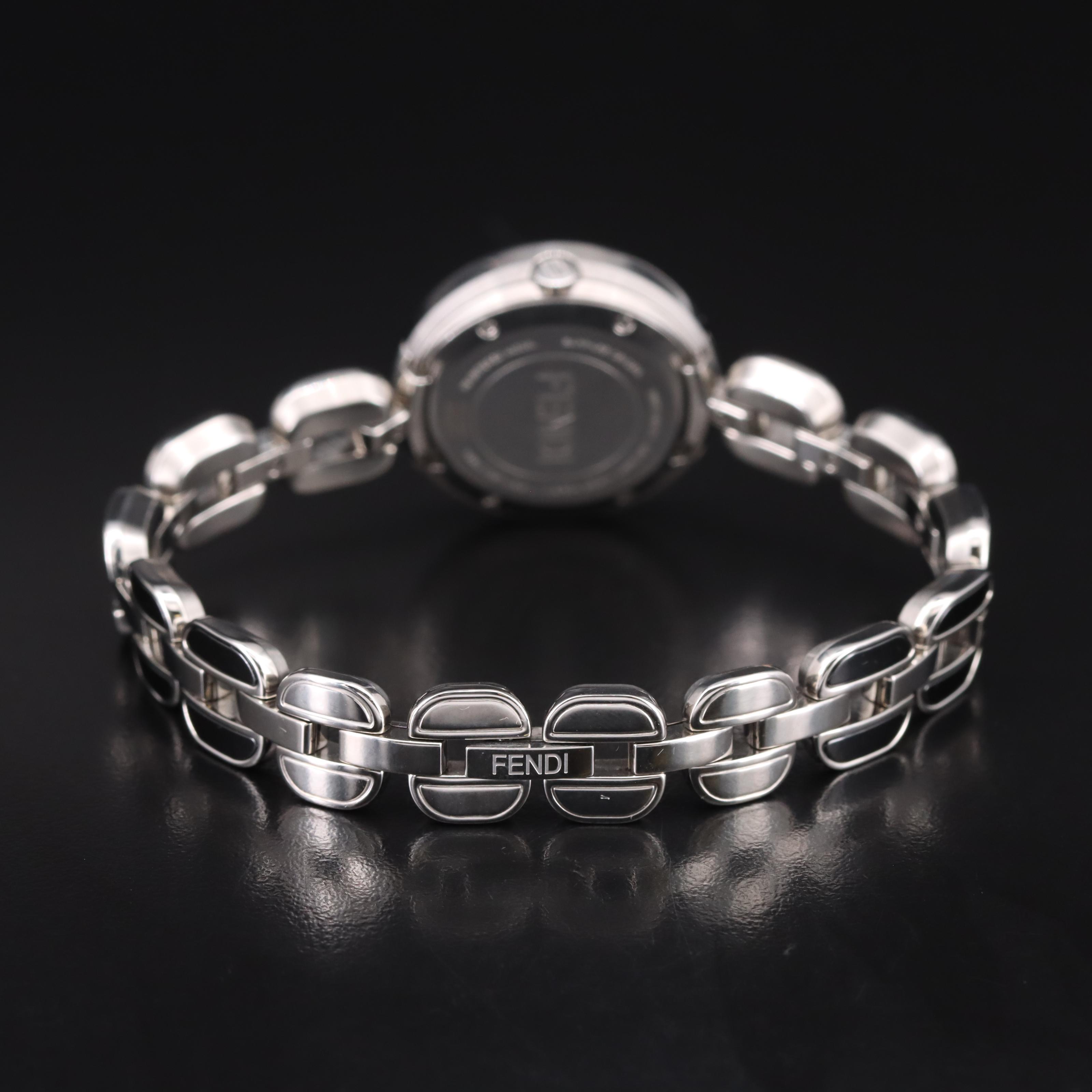 Fendi My Way Stainless Steel Black Ceramic Watch