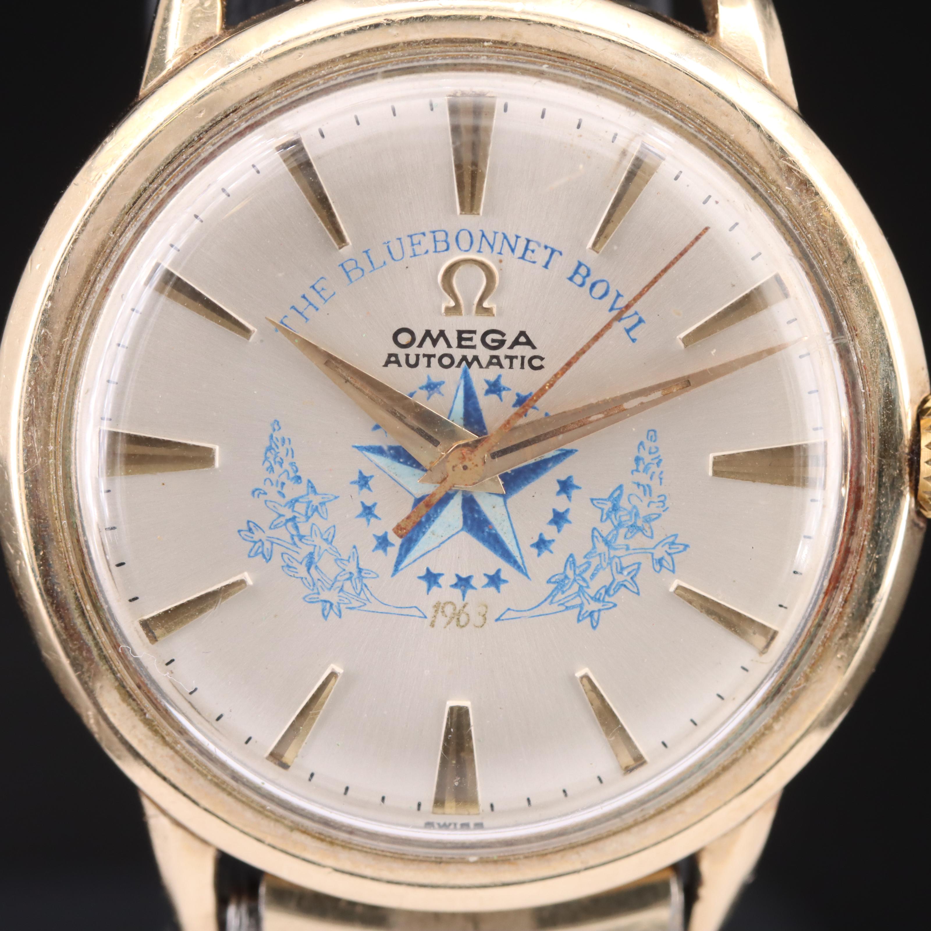 1963 Bluebonnet Bowl Omega Automatic Watch