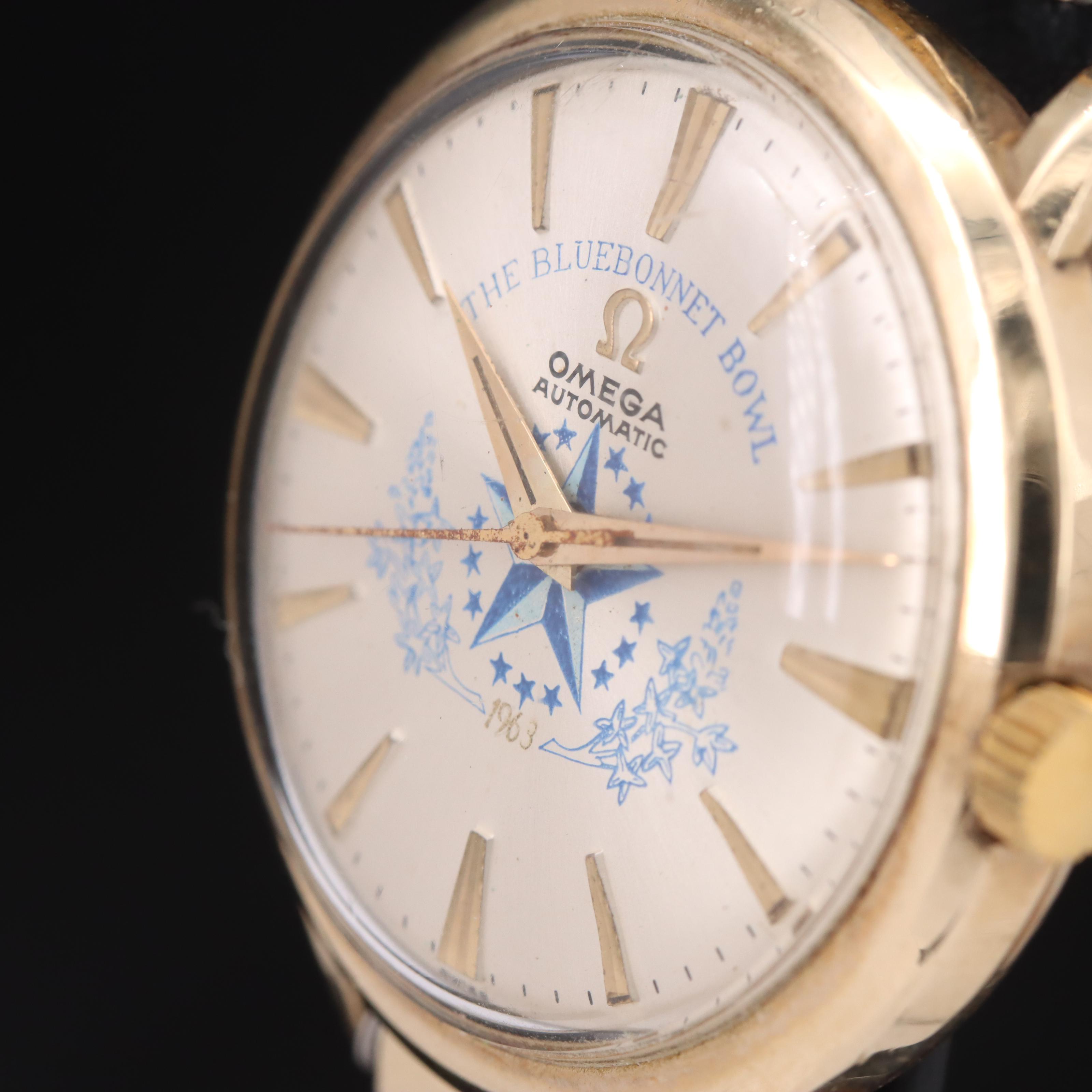 1963 Bluebonnet Bowl Omega Automatic Watch