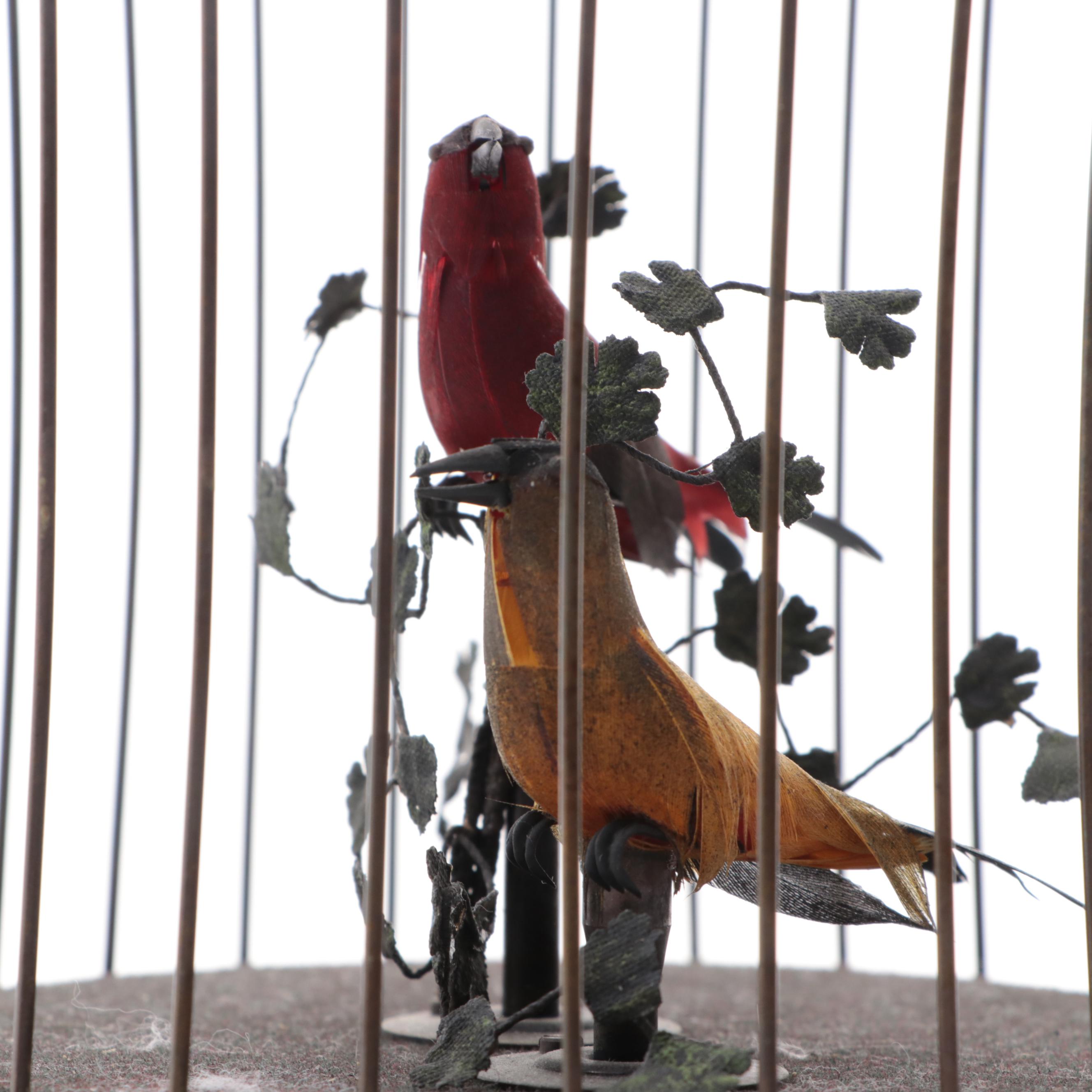 Singing Bird Cage Automaton, Early to Mid 20th Century