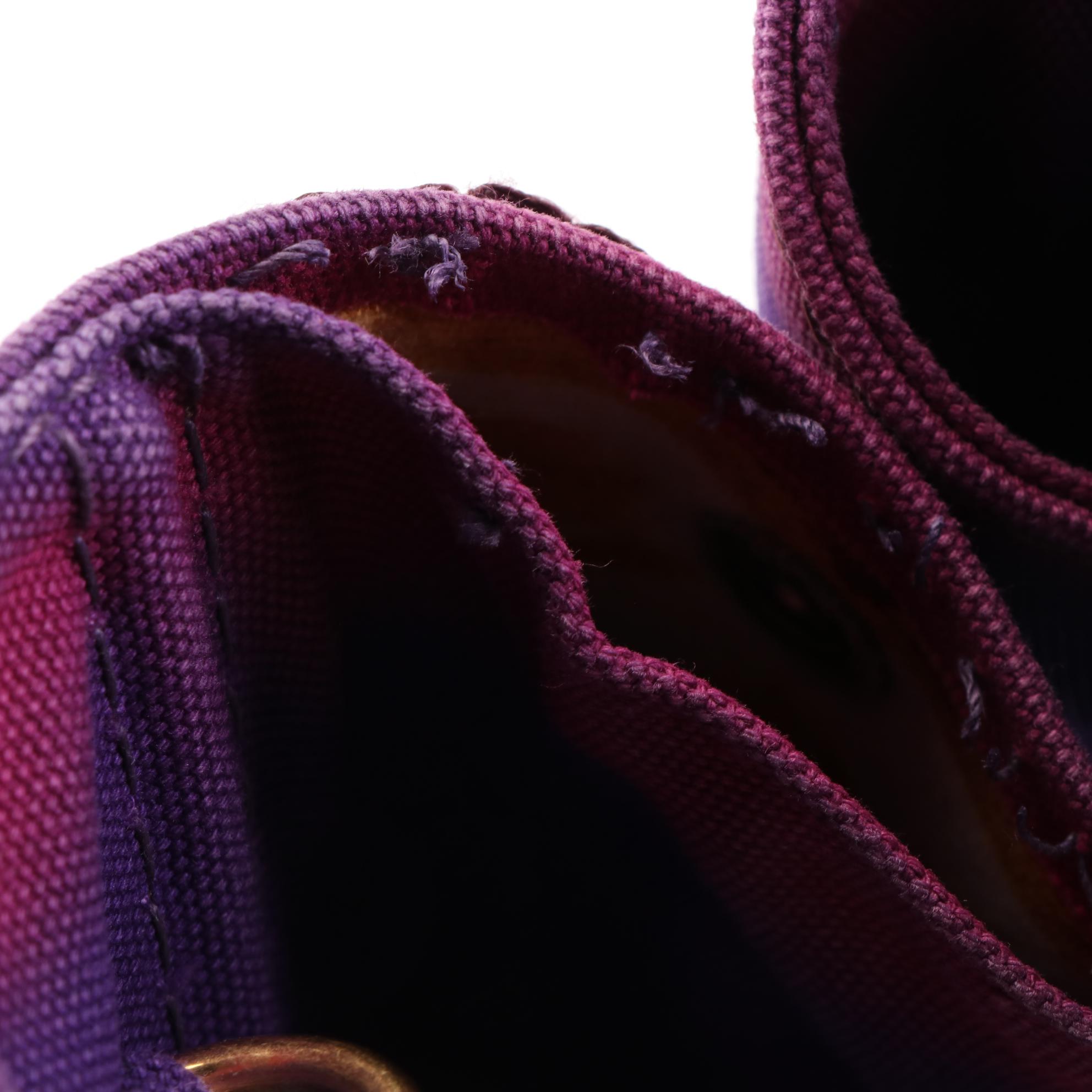 Prada Canapa Tote in Purple Canvas