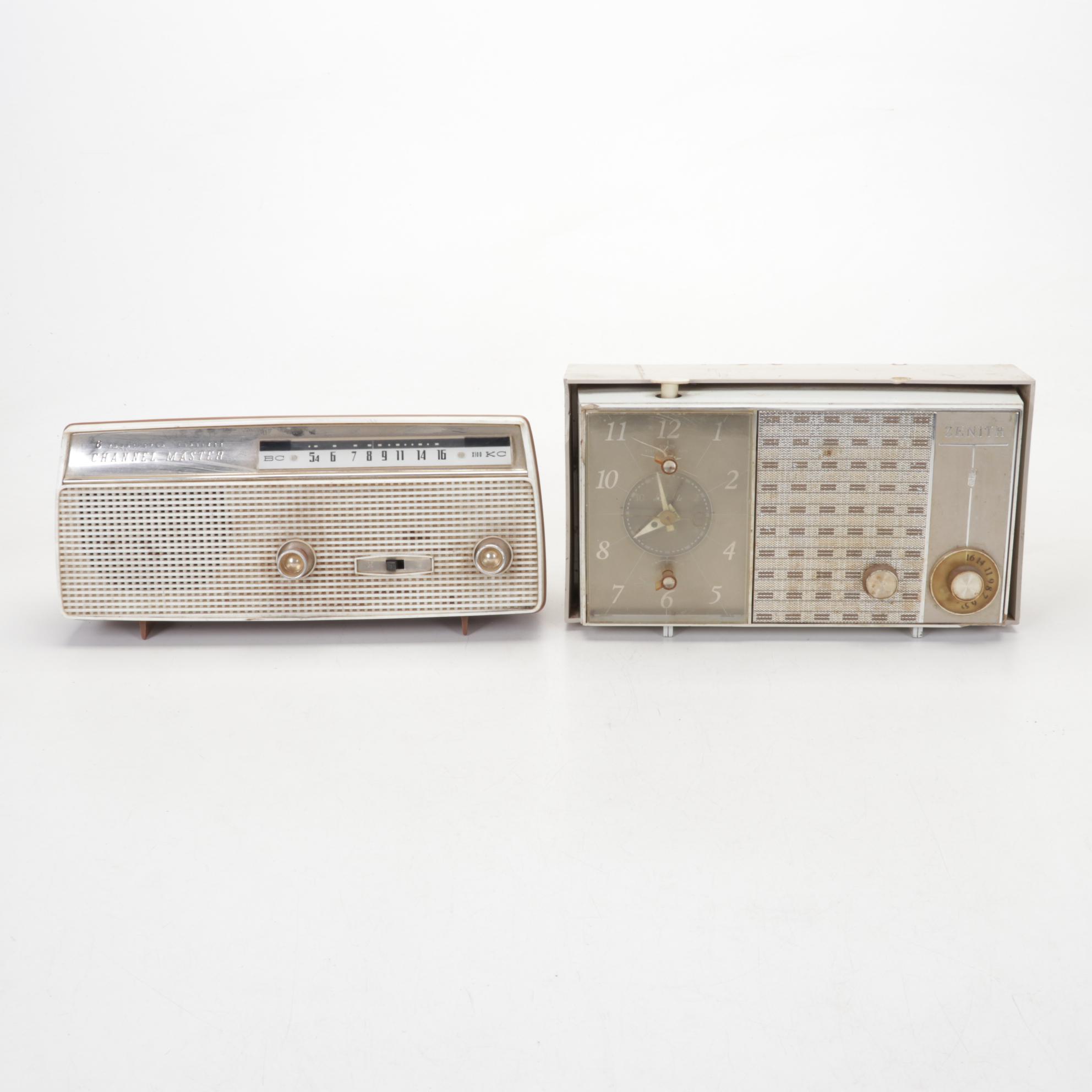 RCA Victor, Philco, GE, Zenith and Sears Transistor Radios, Mid-Late 20th C