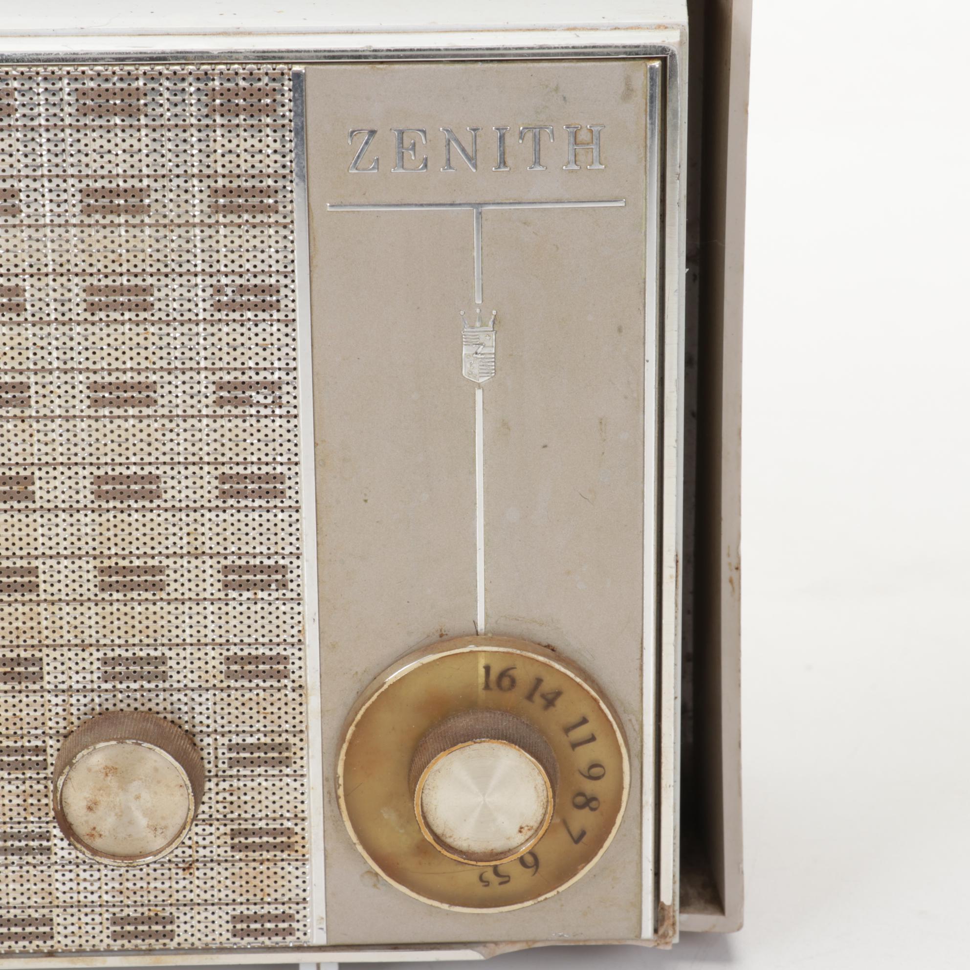 RCA Victor, Philco, GE, Zenith and Sears Transistor Radios, Mid-Late 20th C