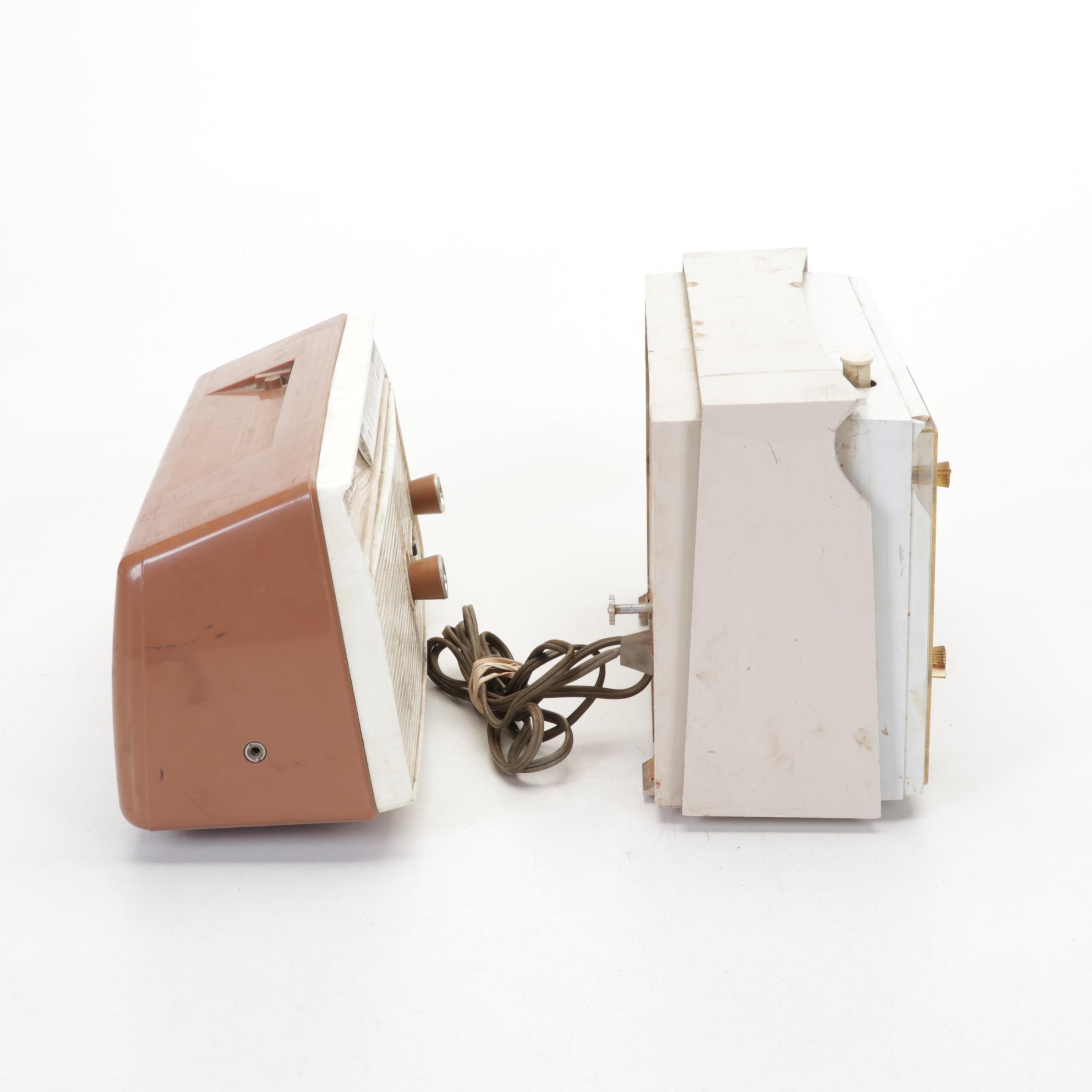 RCA Victor, Philco, GE, Zenith and Sears Transistor Radios, Mid-Late 20th C