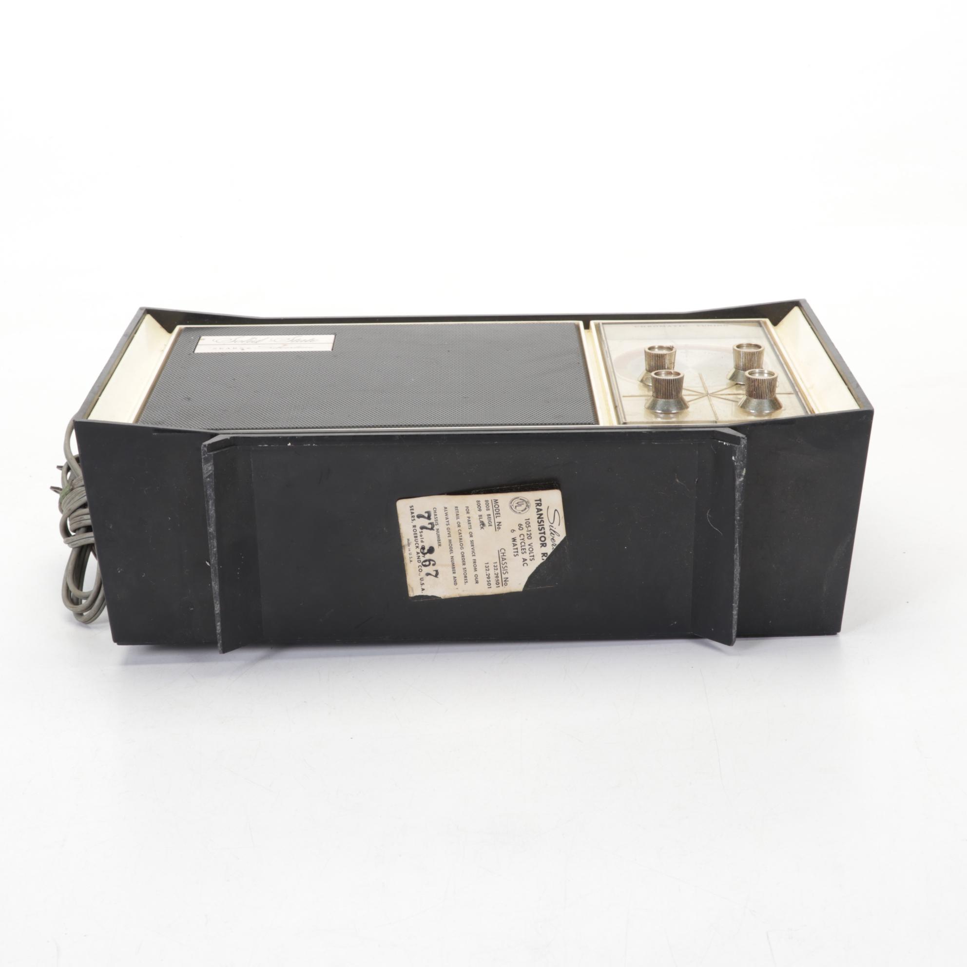 RCA Victor, Philco, GE, Zenith and Sears Transistor Radios, Mid-Late 20th C