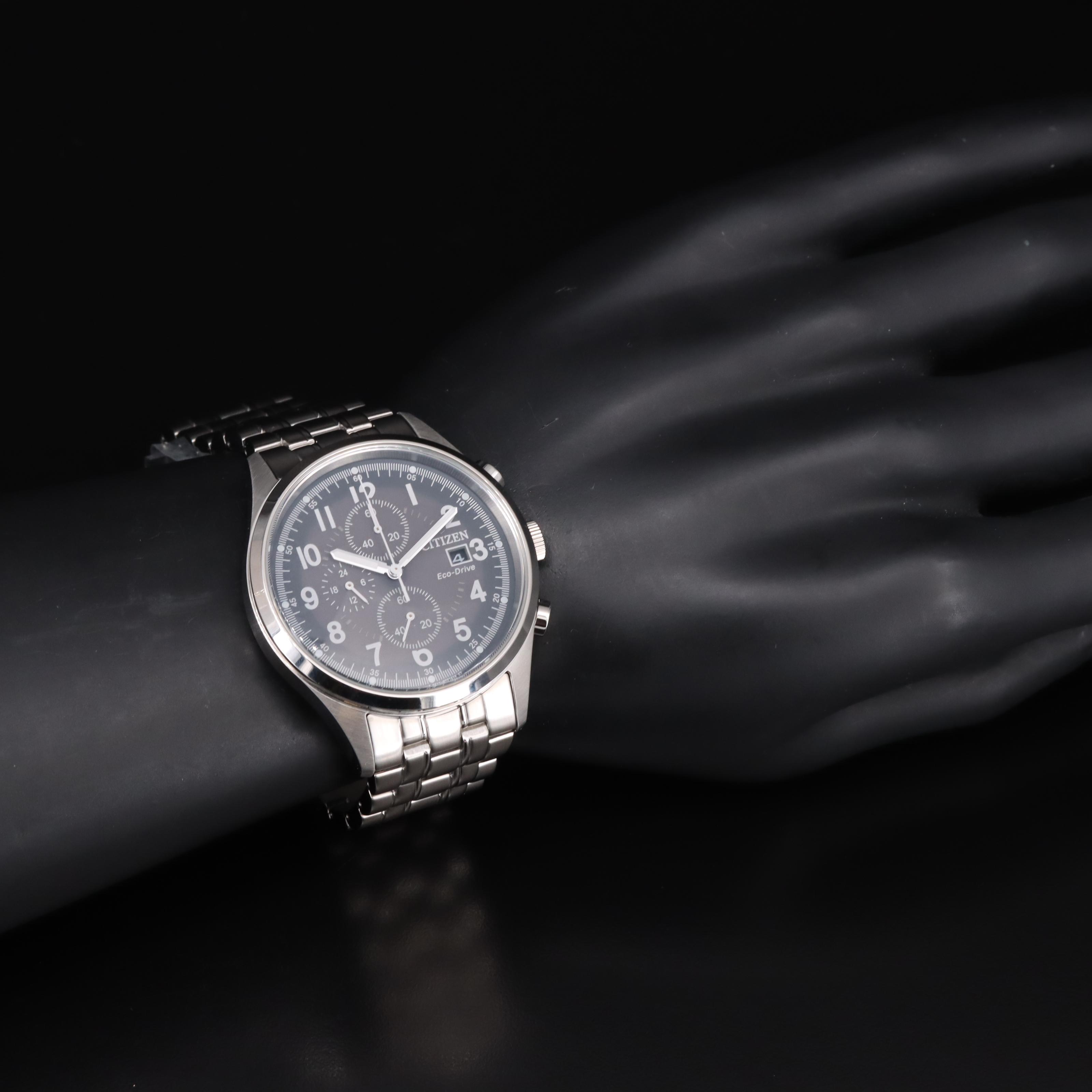 Citizen Chandler Grey Dial Chronograph Watch