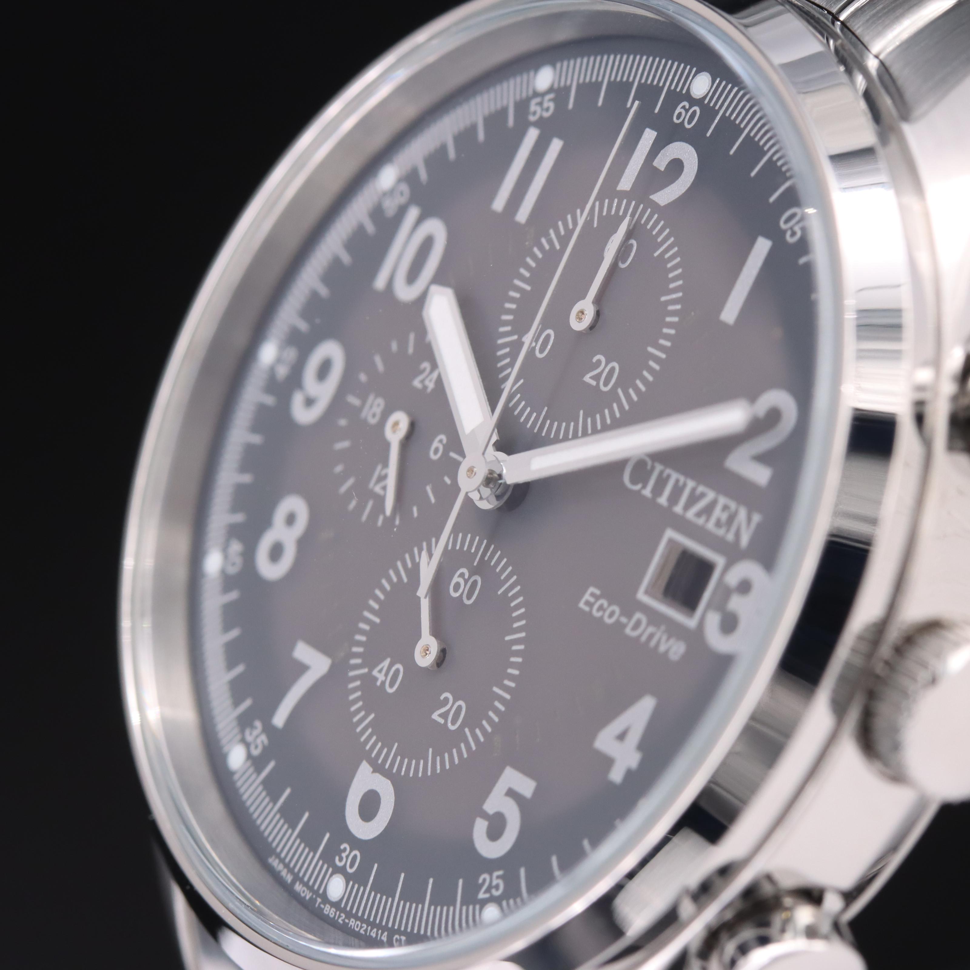 Citizen Chandler Grey Dial Chronograph Watch