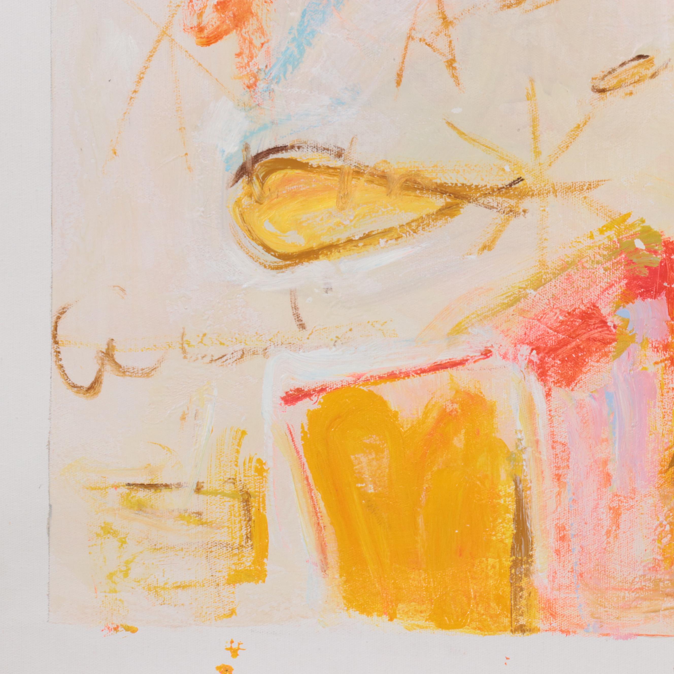 Ziti Expressionist Style Oil Painting, 21st Century
