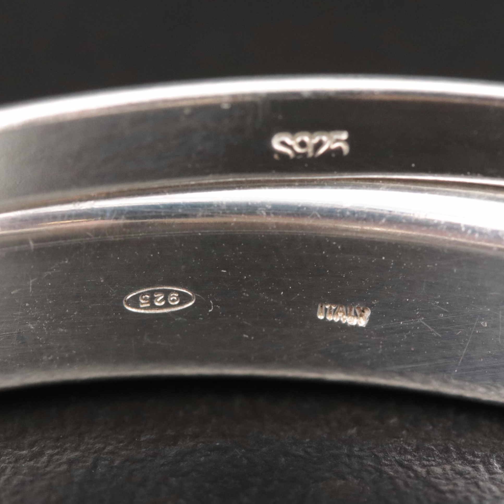 Sterling Bracelets Including Garnet and Glass