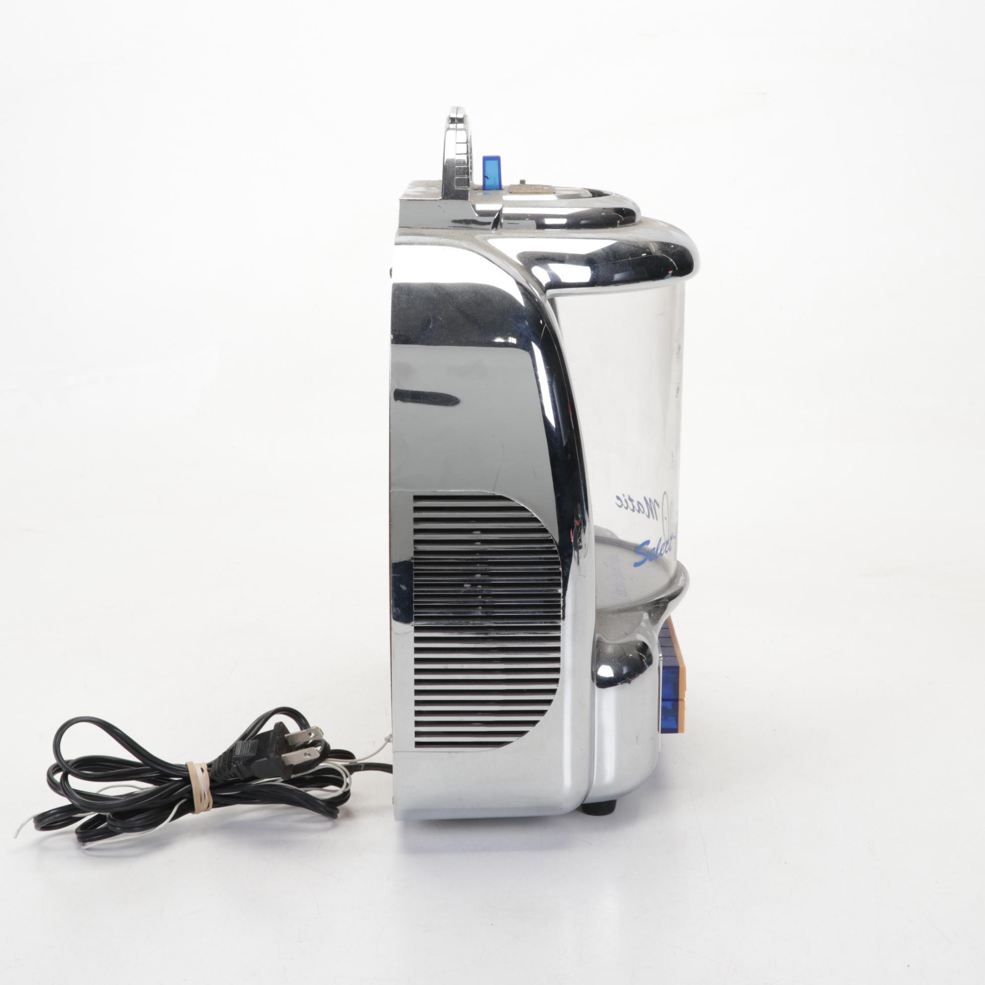 Rock-Ola Commercial Tabletop Jukebox and Thomas Reproduction Collector's Radio