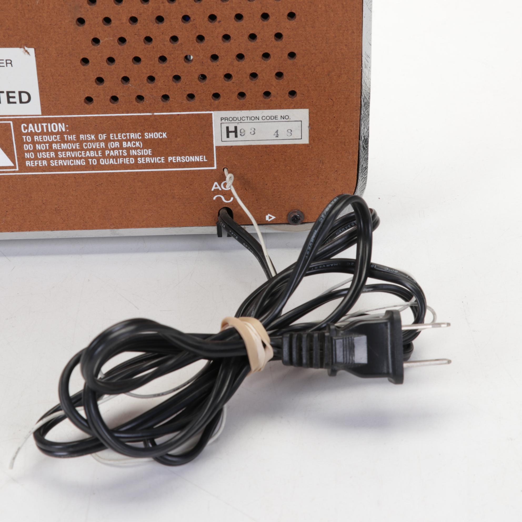 Rock-Ola Commercial Tabletop Jukebox and Thomas Reproduction Collector's Radio