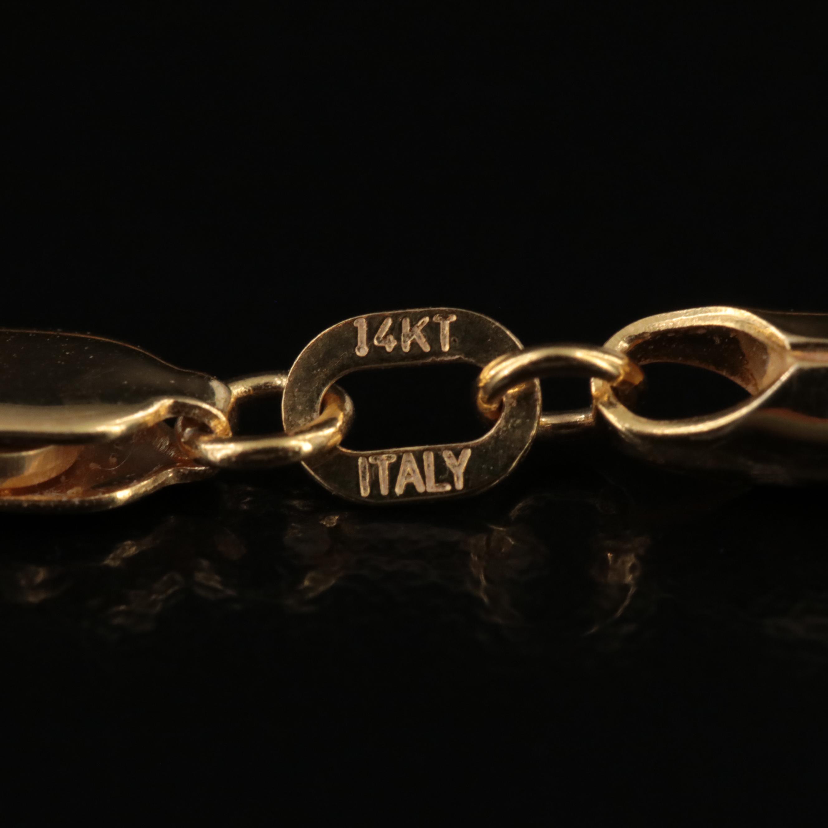 14K Box Chain Necklace