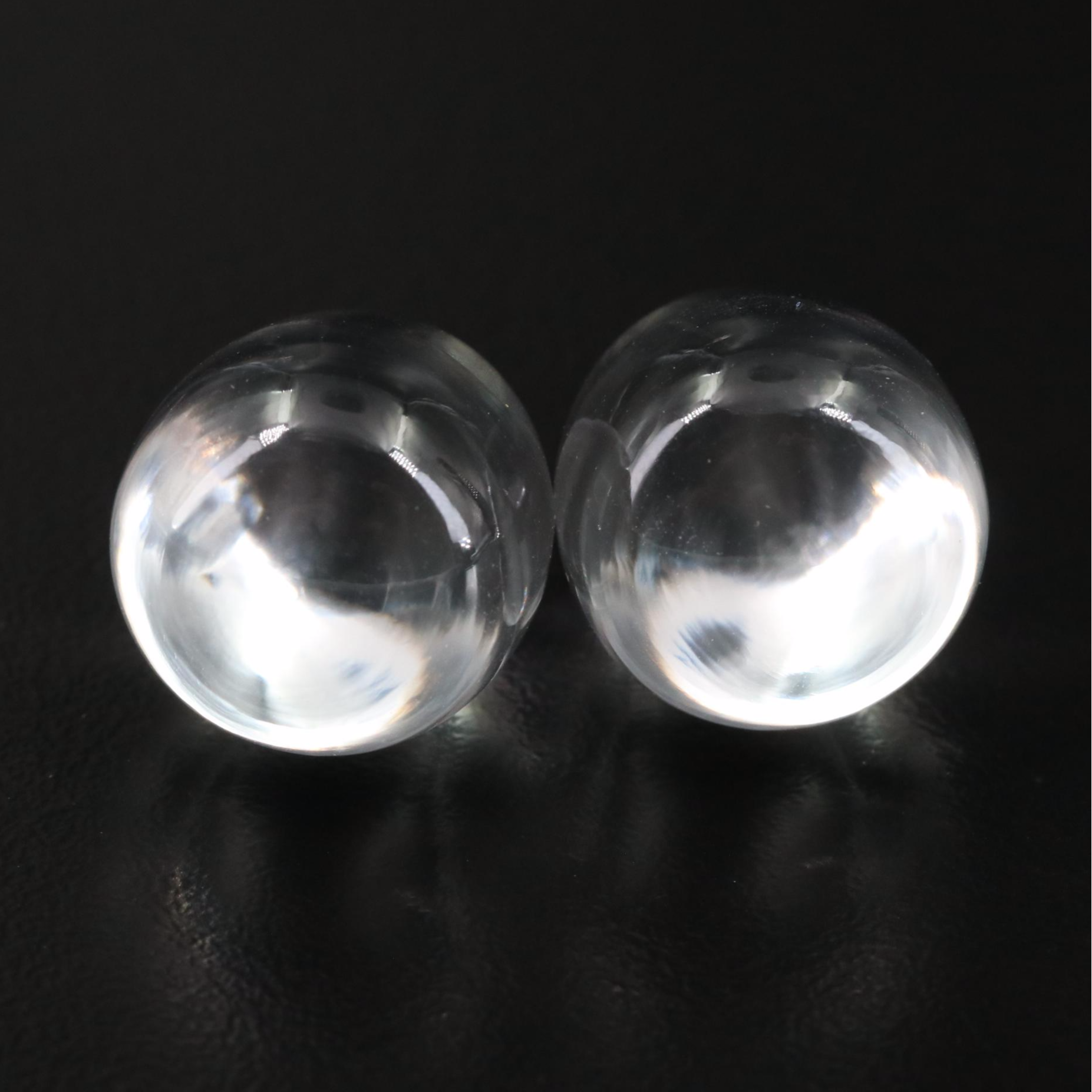 Loose 59.88 CTW Matched Pair Rock Crystal Quartz