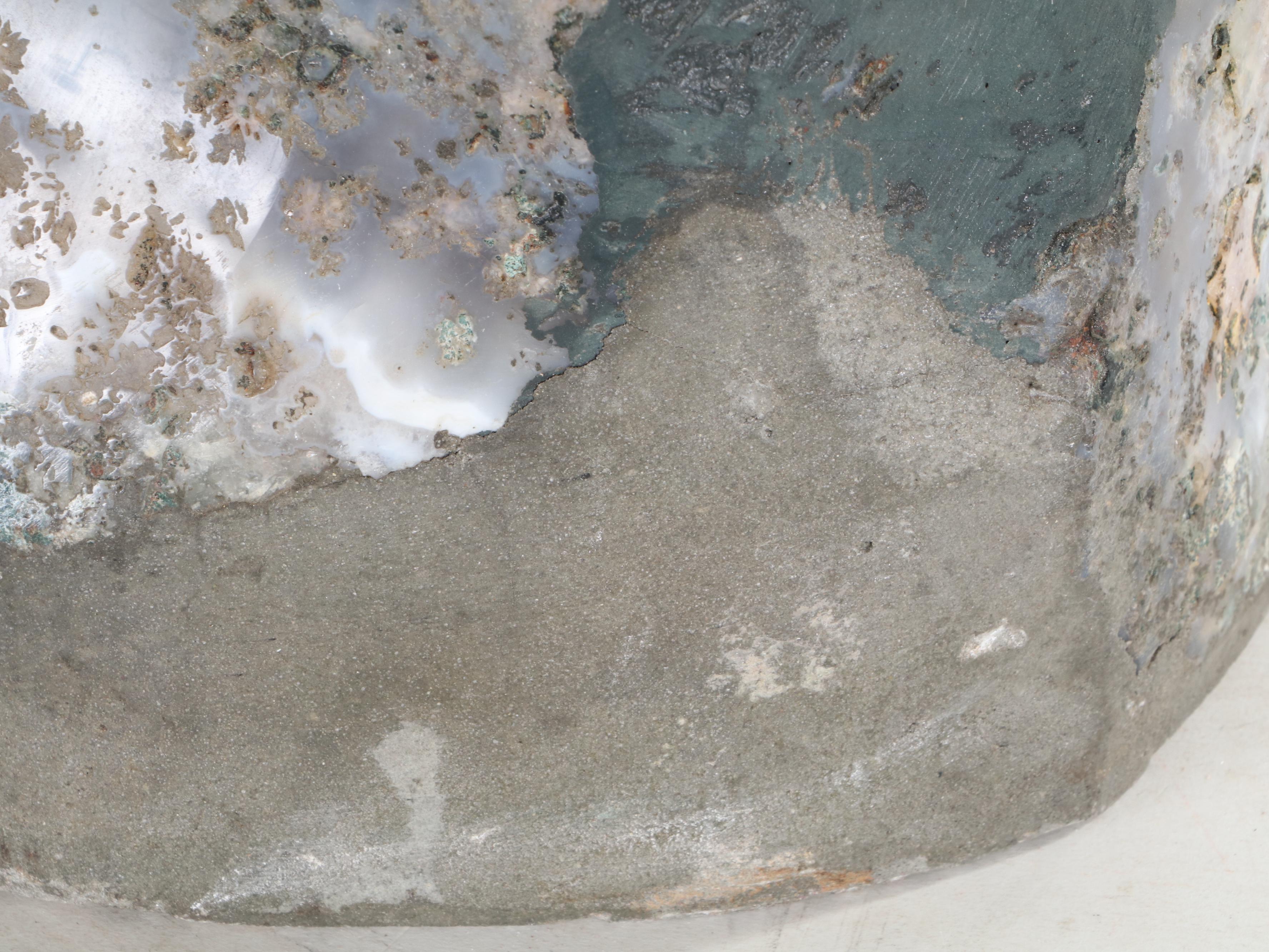 Double Chamber Agatized Amethyst Geode