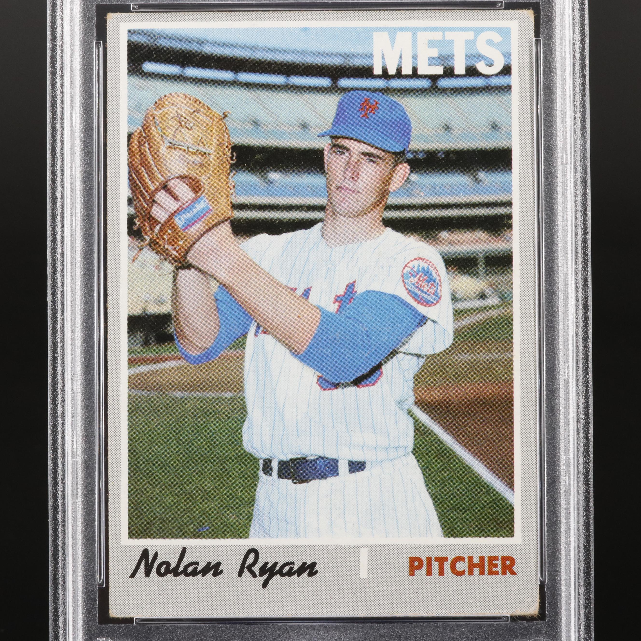 1970 Topps Nolan Ryan New York Mets #712 Graded PSA 3 VG Baseball Card