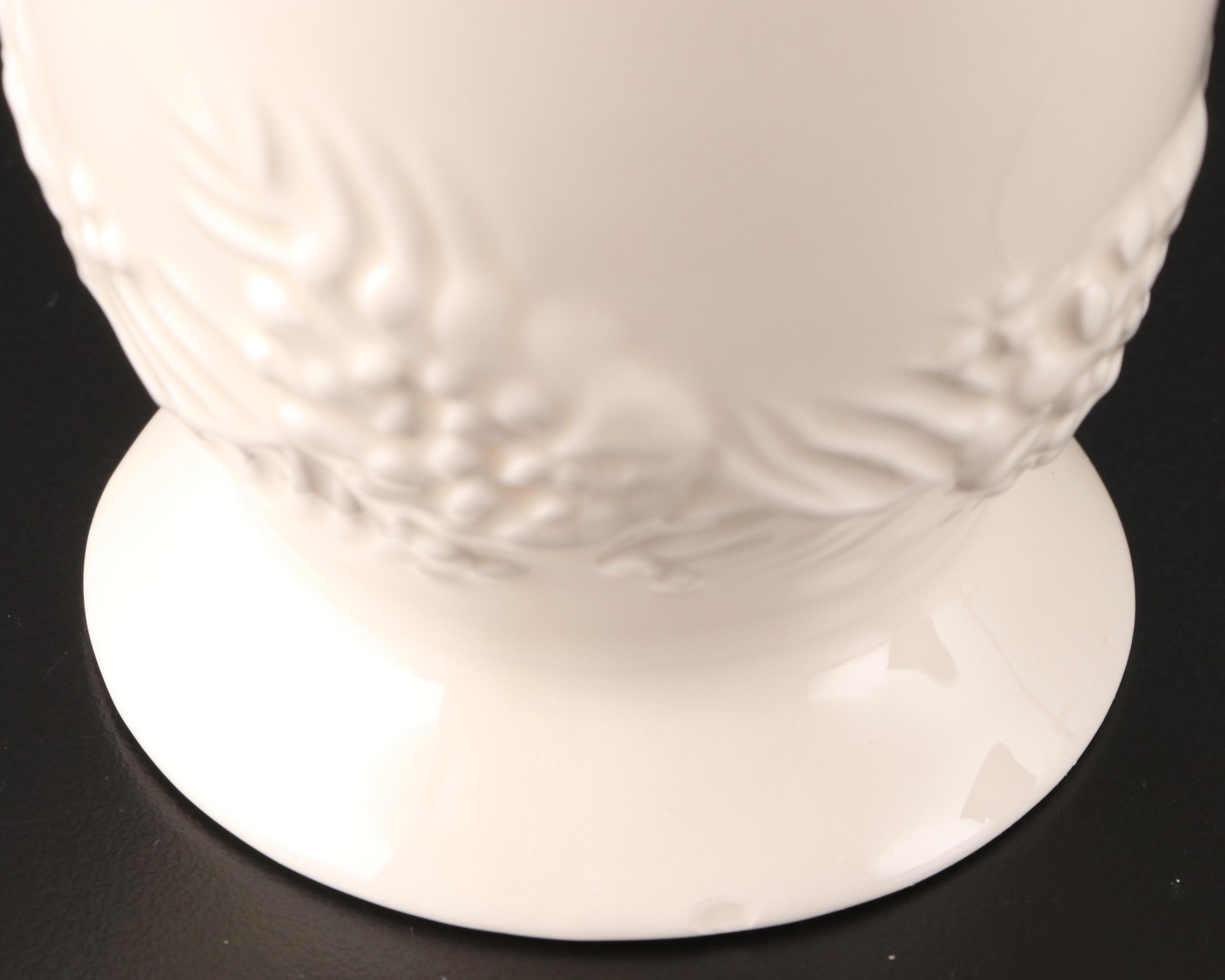 Sonoma Home Goods Embossed Pinecone Ceramic Mugs