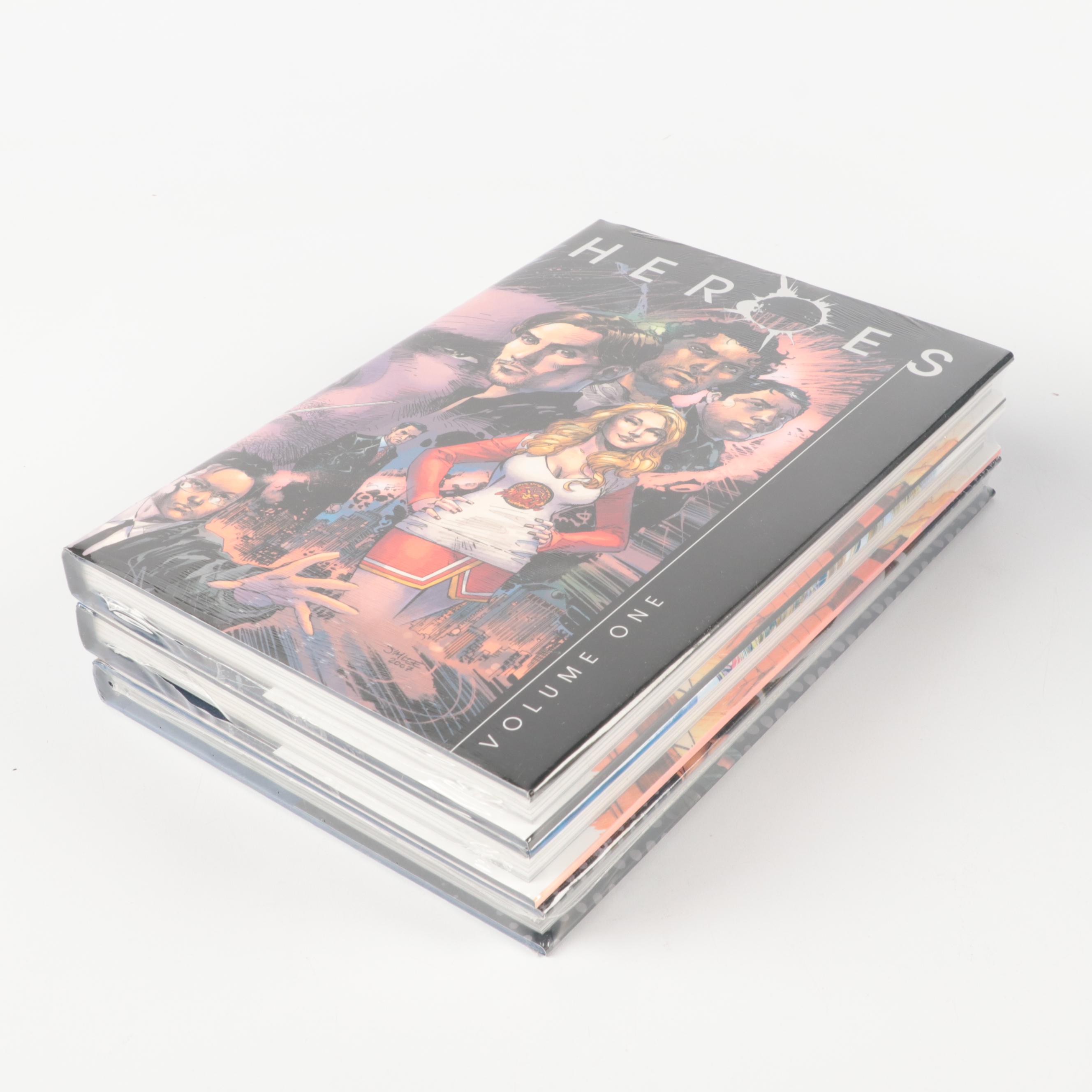 DC Comics "Heroes" Graphic Novels with Topps Trading Cards and Poster