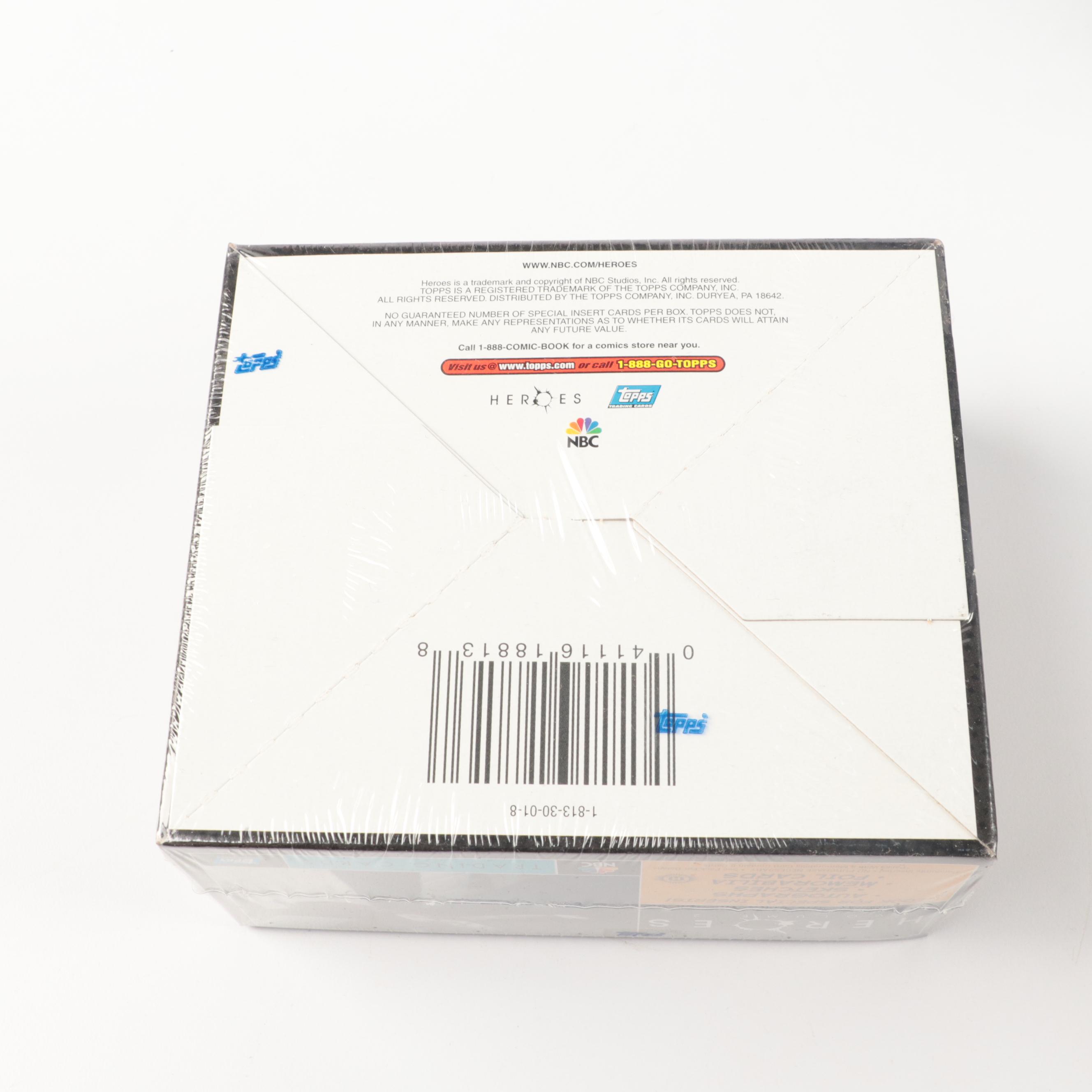 DC Comics "Heroes" Graphic Novels with Topps Trading Cards and Poster