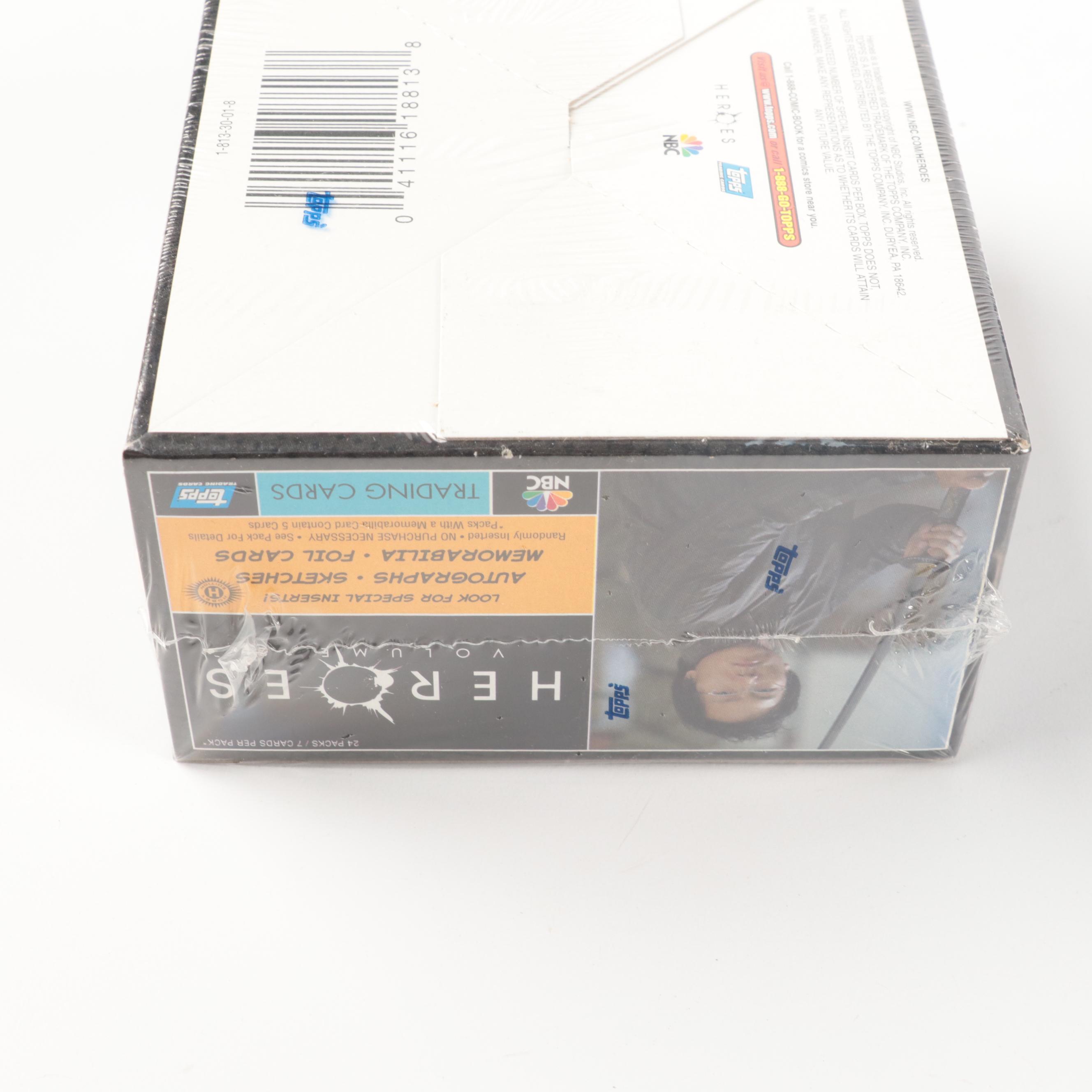 DC Comics "Heroes" Graphic Novels with Topps Trading Cards and Poster