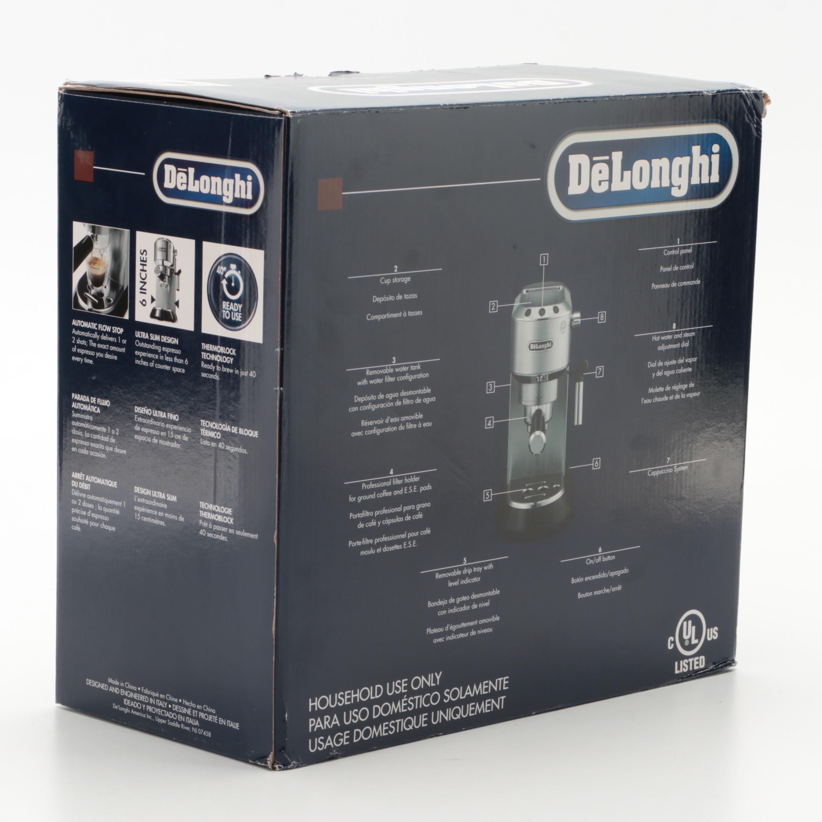 De'Longhi Dedica Manual Espresso Machine