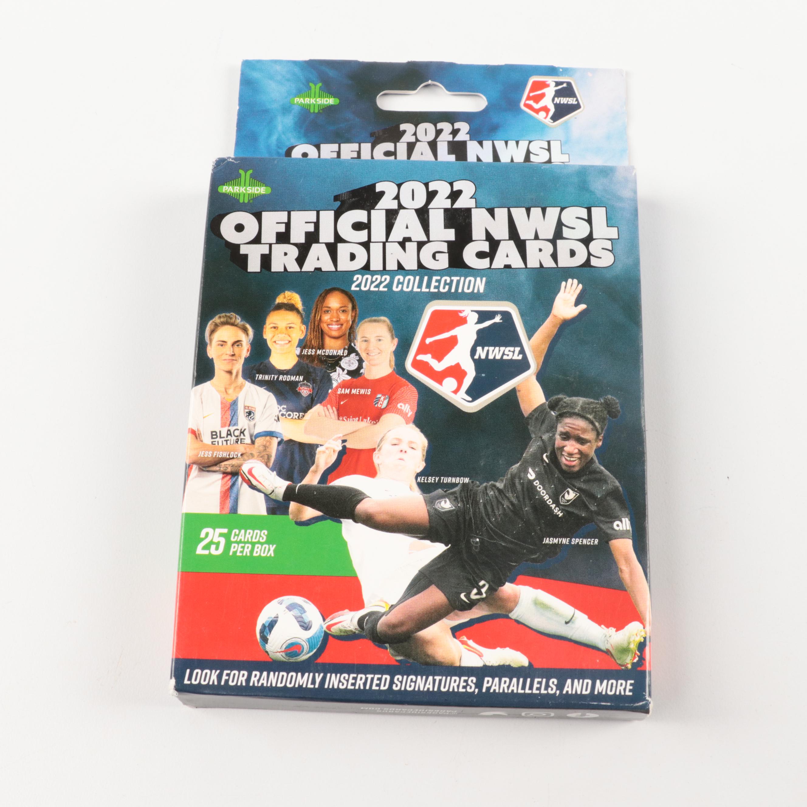 2022 Parkside NWSL Trading Cards Women's Soccer Hanger Box
