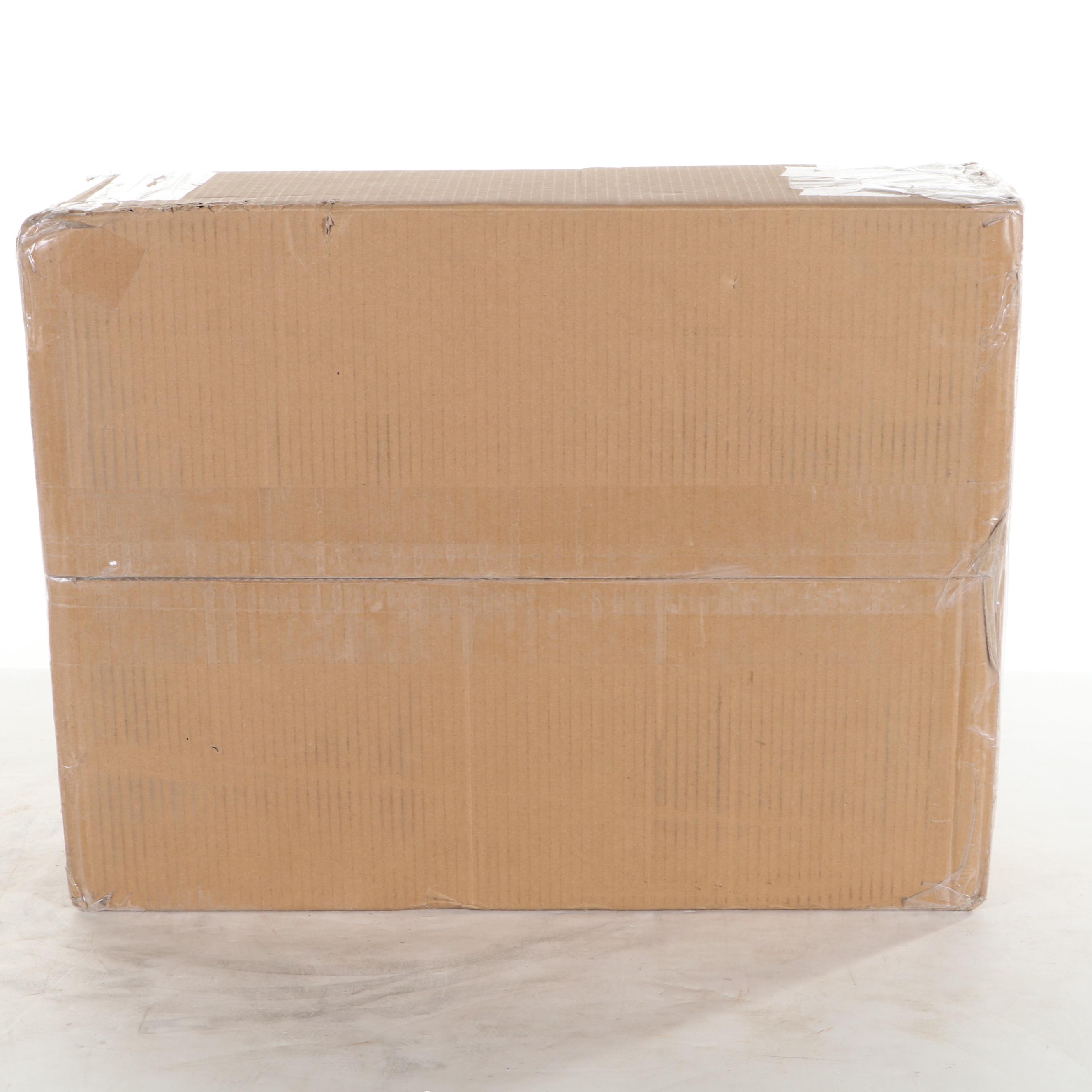 Recliner Wedge End Table With Shelf in Medium Oak Finish