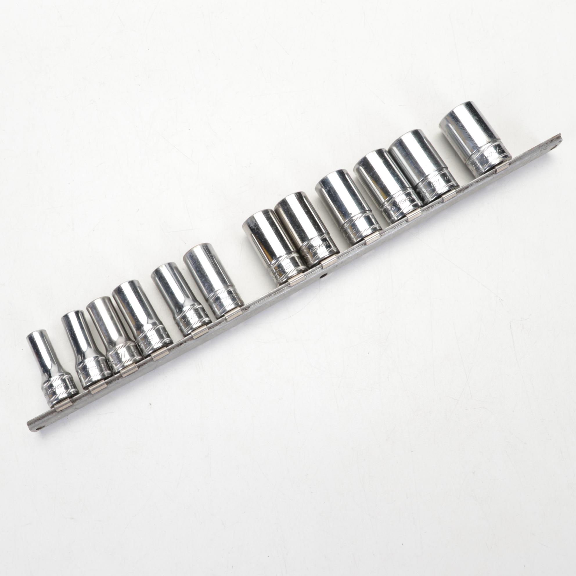 Snap-on Metal Socket Wrench Set