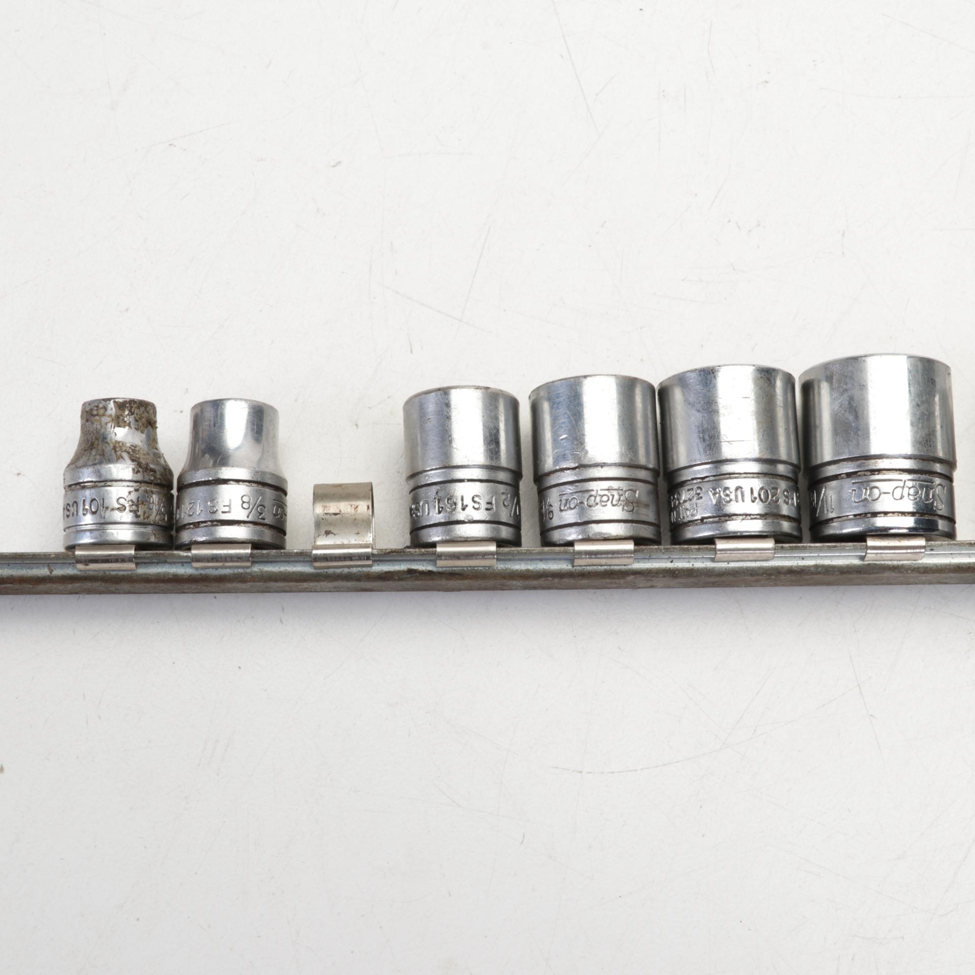 Snap-on Metal Socket Wrench Set