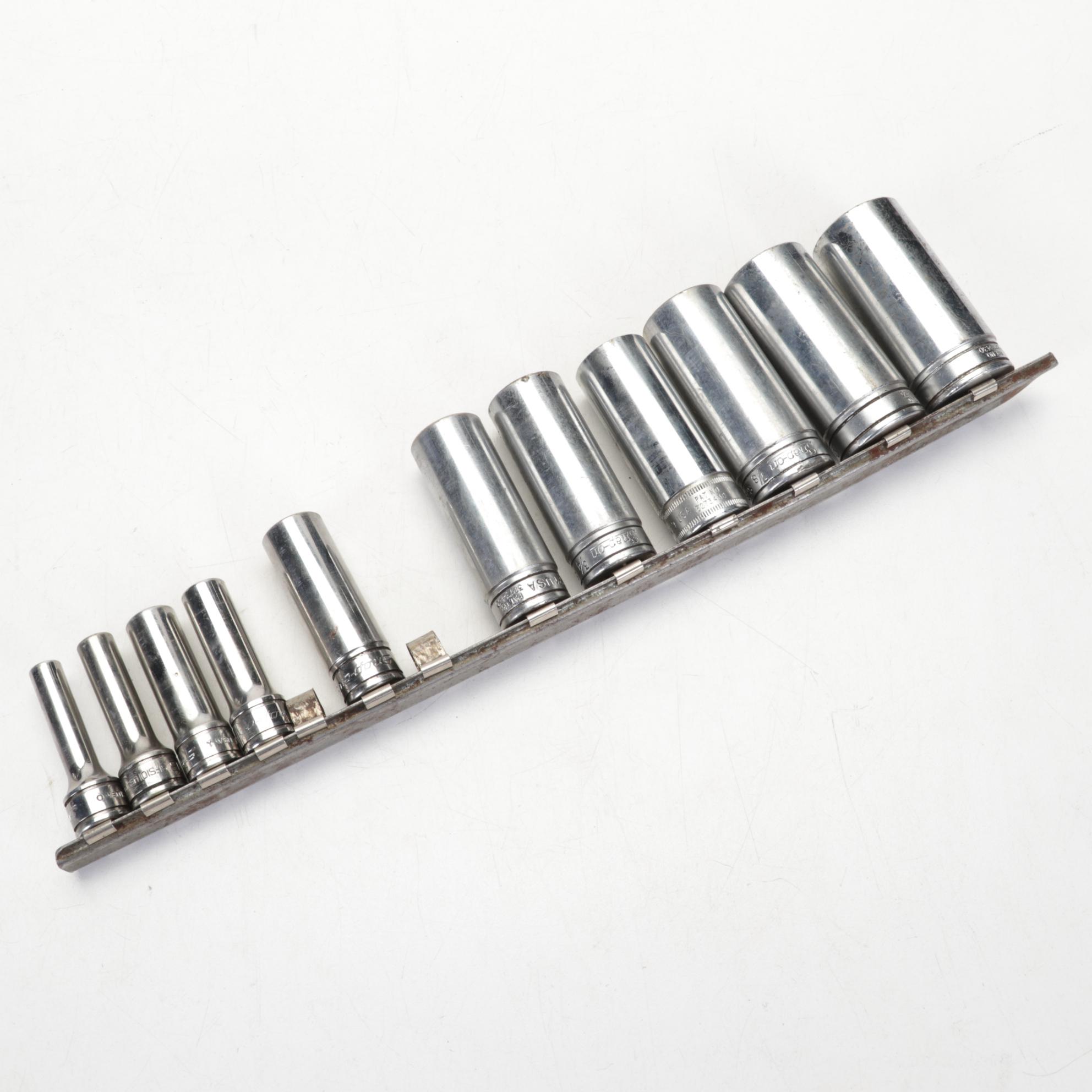 Snap-on Metal Socket Wrench Set