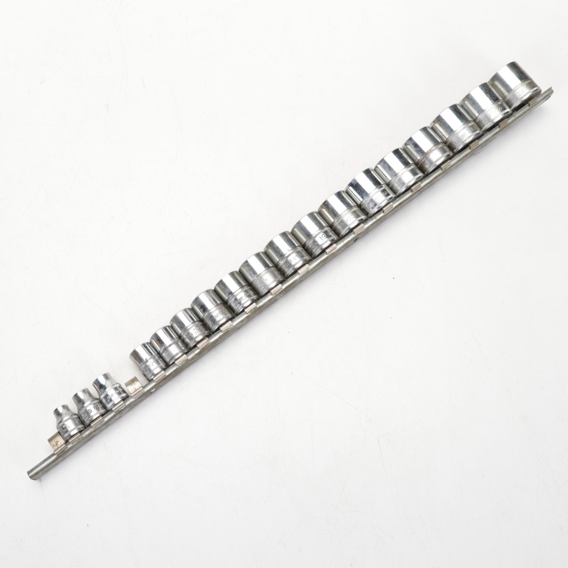 Snap-on Metal Socket Wrench Set