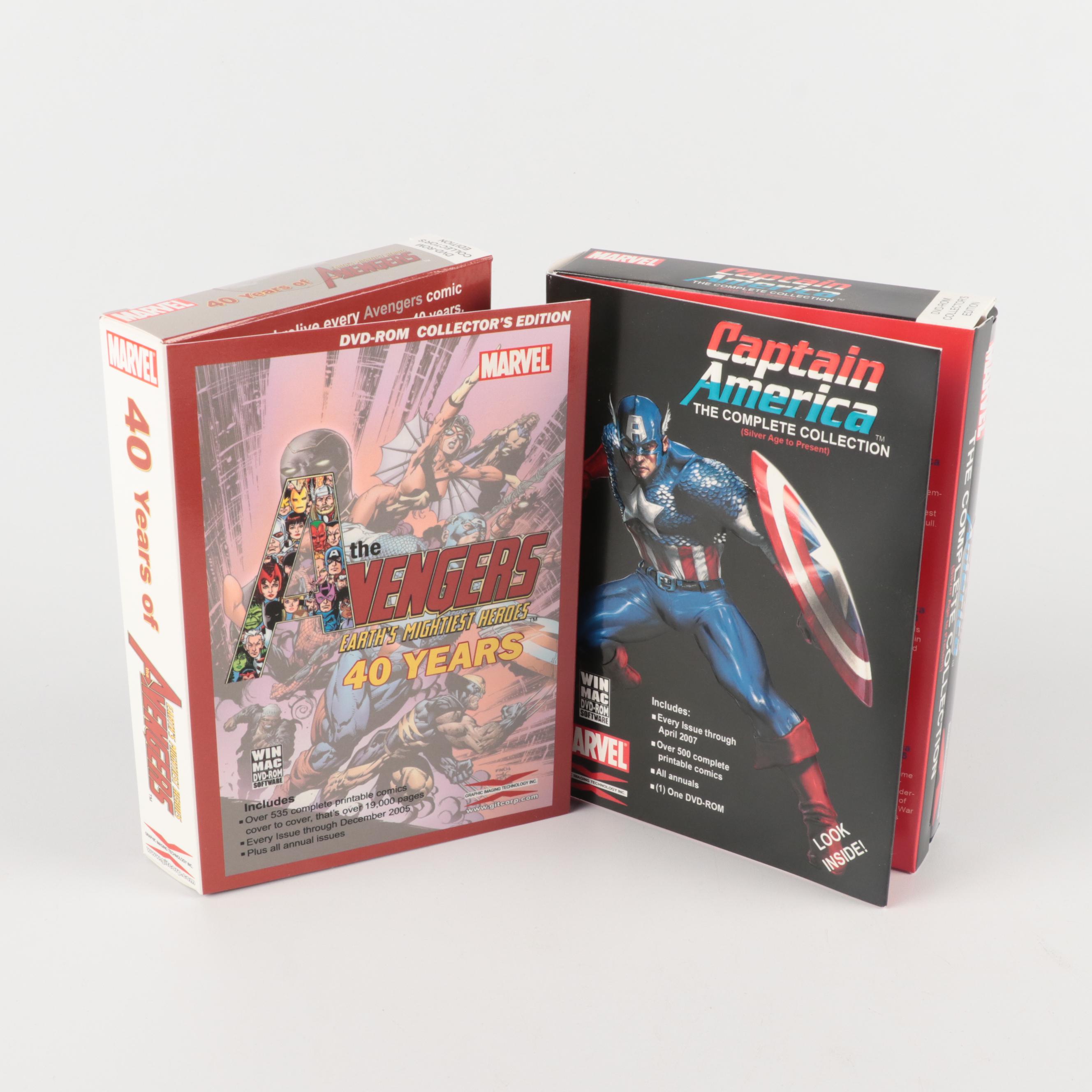 "The Avengers: 40 Years" and "Captain America" DVD Collections and More