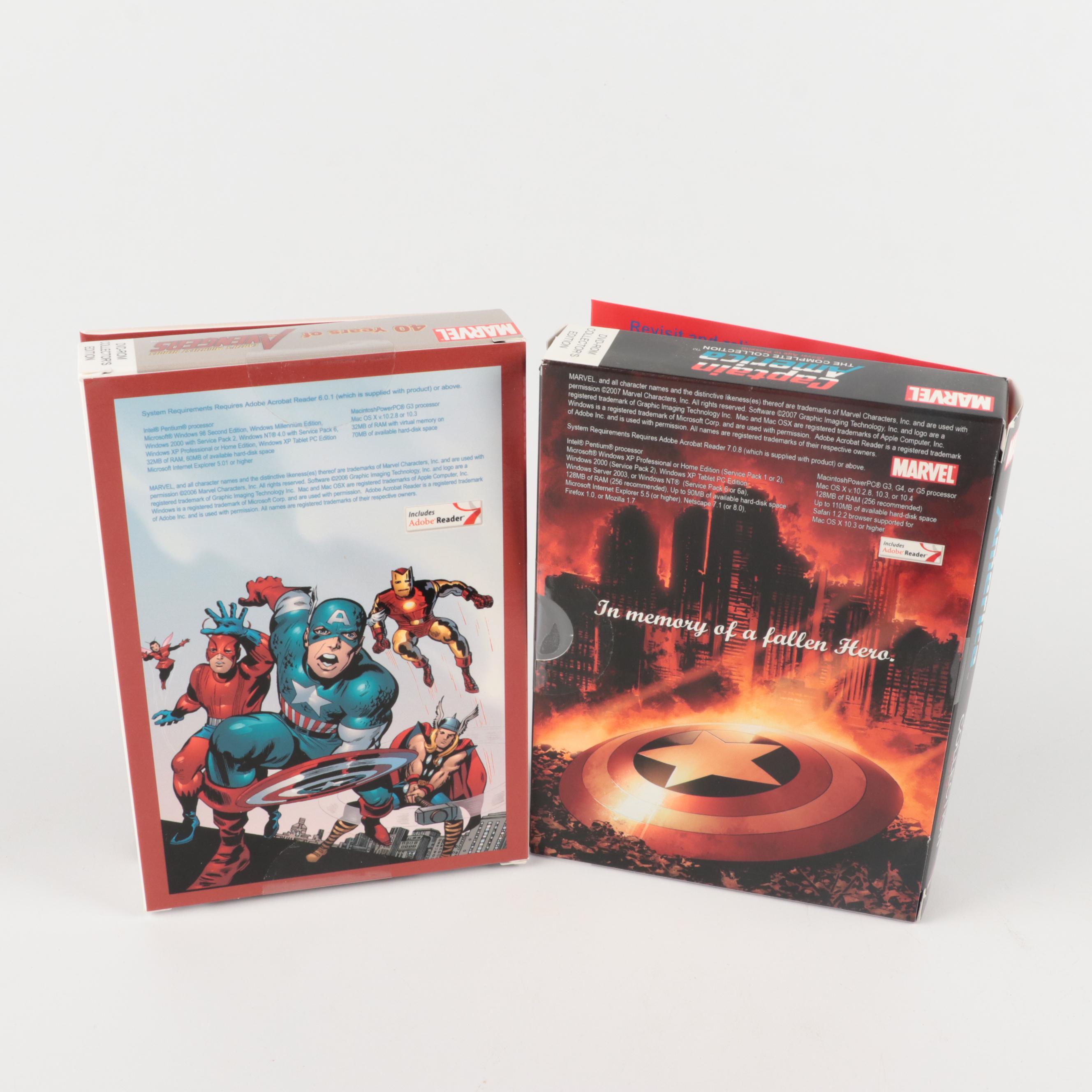 "The Avengers: 40 Years" and "Captain America" DVD Collections and More