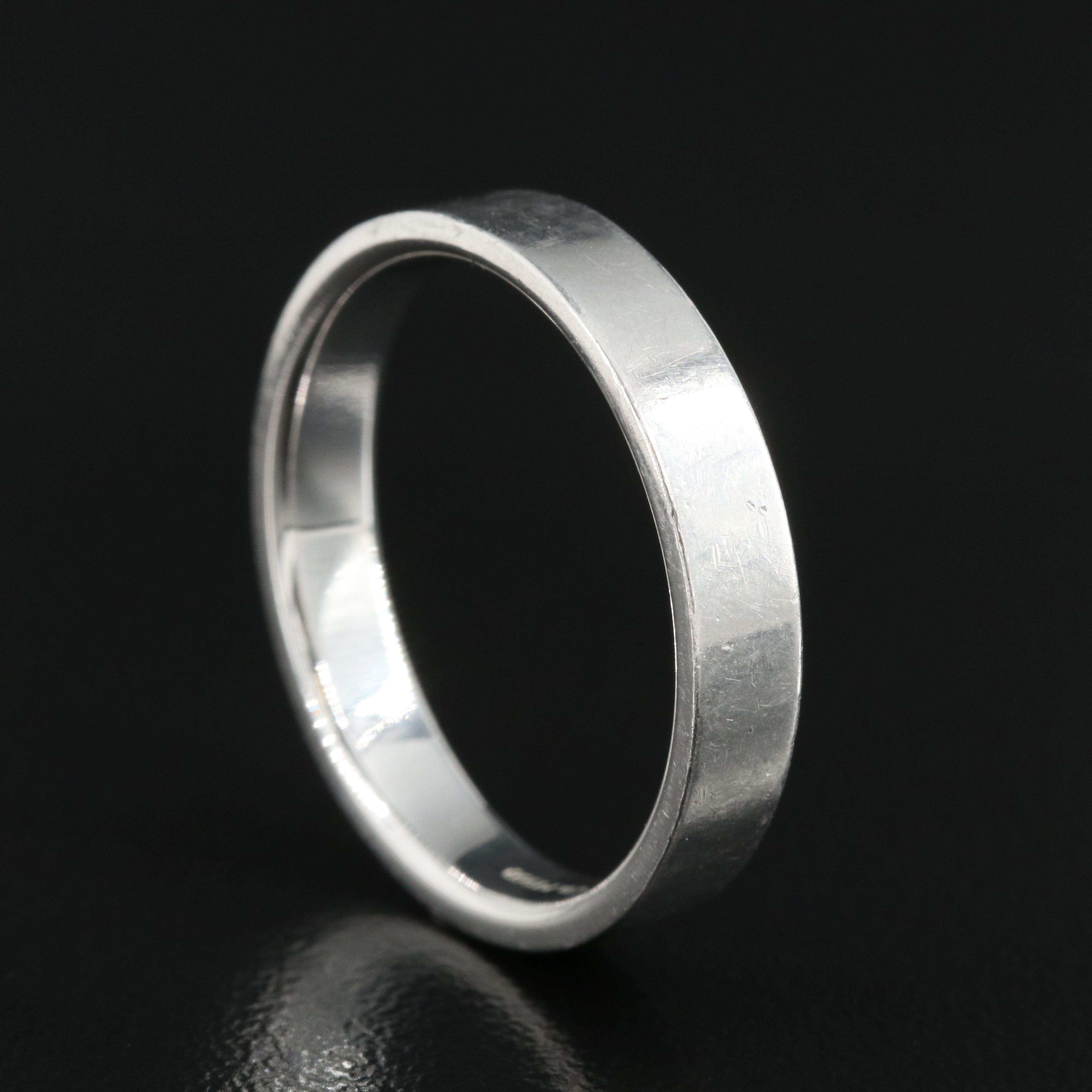 Tiffany & Co Platinum 'Essential Band'