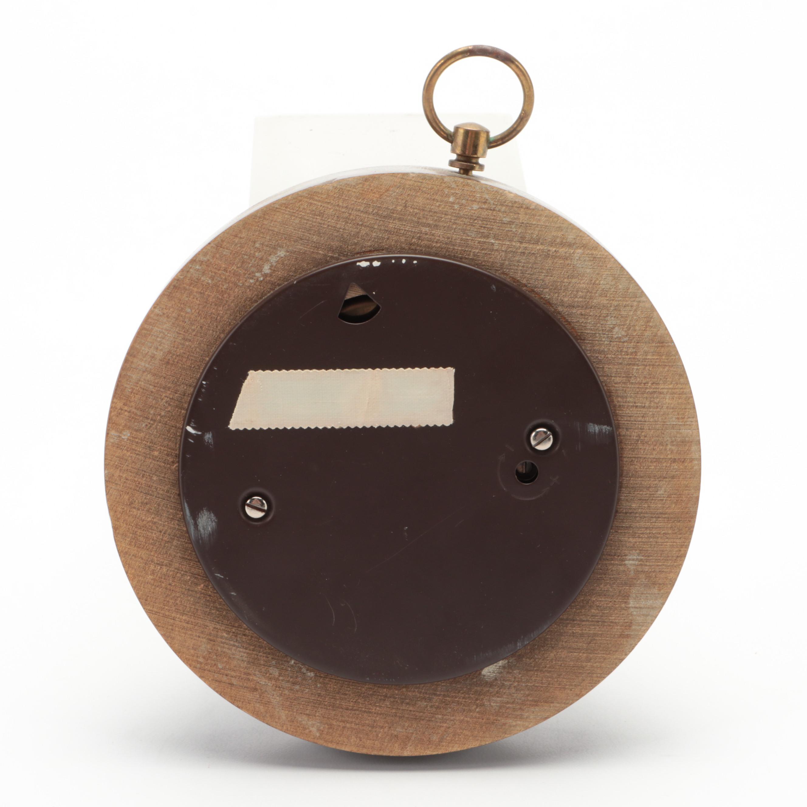 Hoffritz Wood Wall Barometer, Mid-Late 20th Century