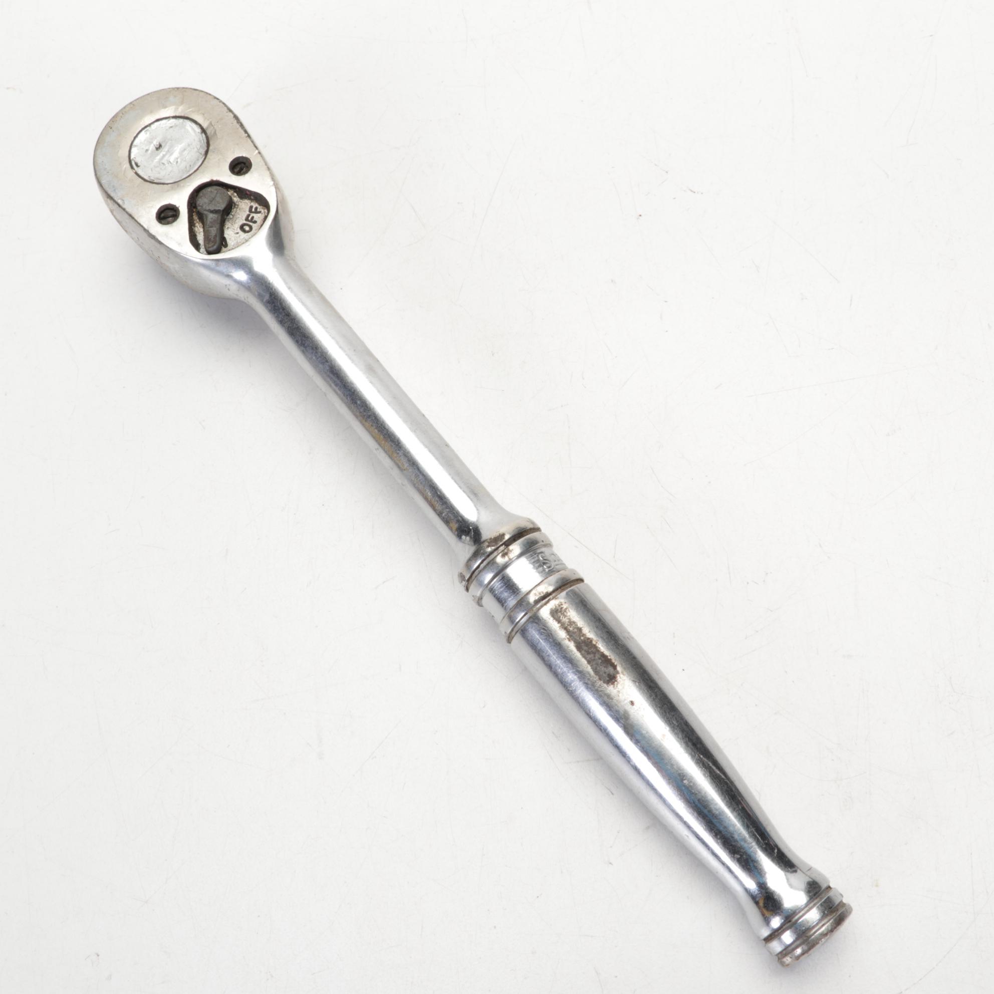 Snap-on Metal Wrench and Sockets