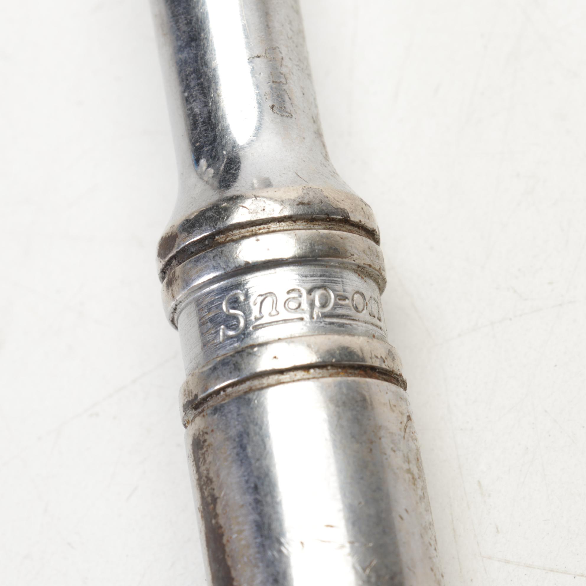 Snap-on Metal Wrench and Sockets