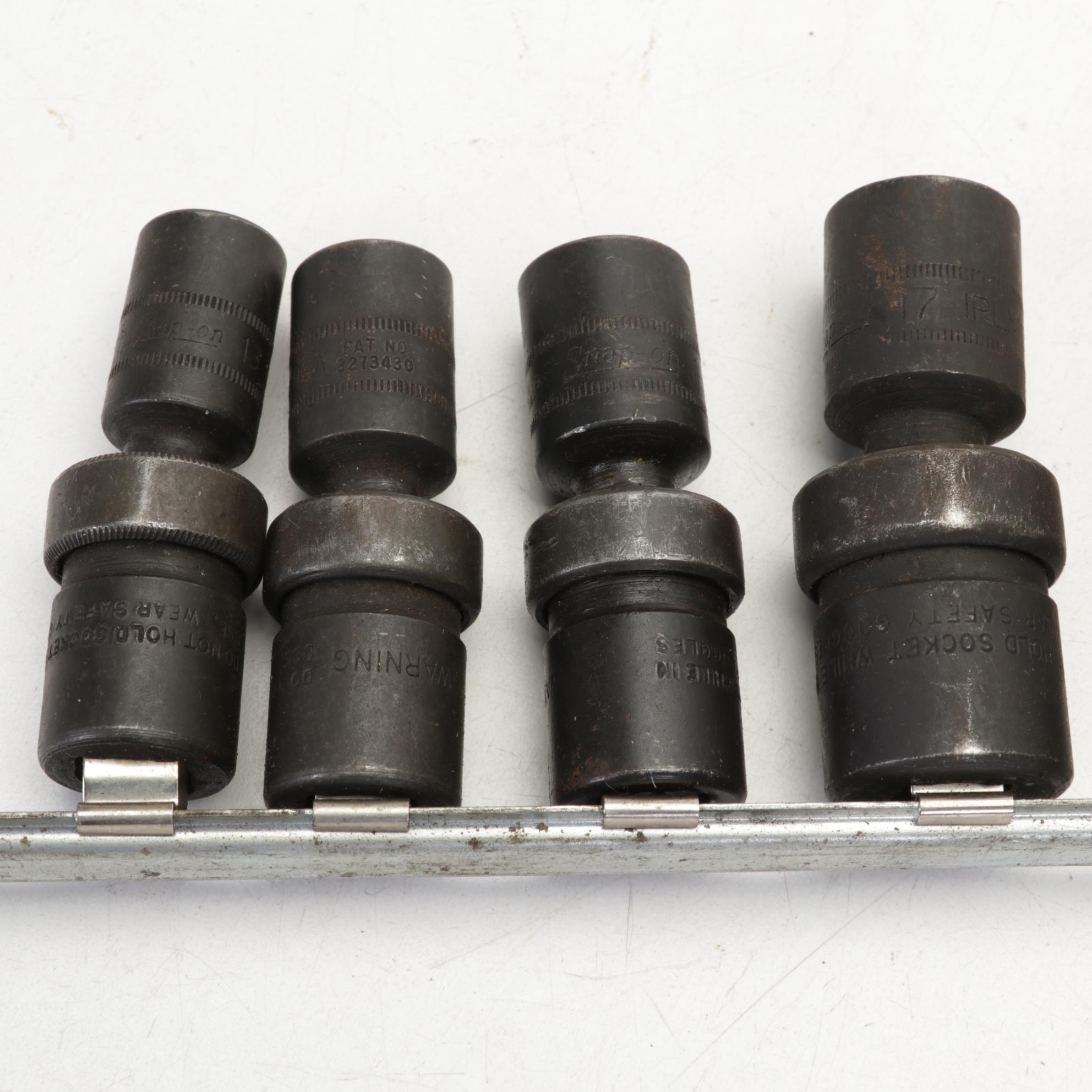 Snap-on Metal Wrench and Sockets