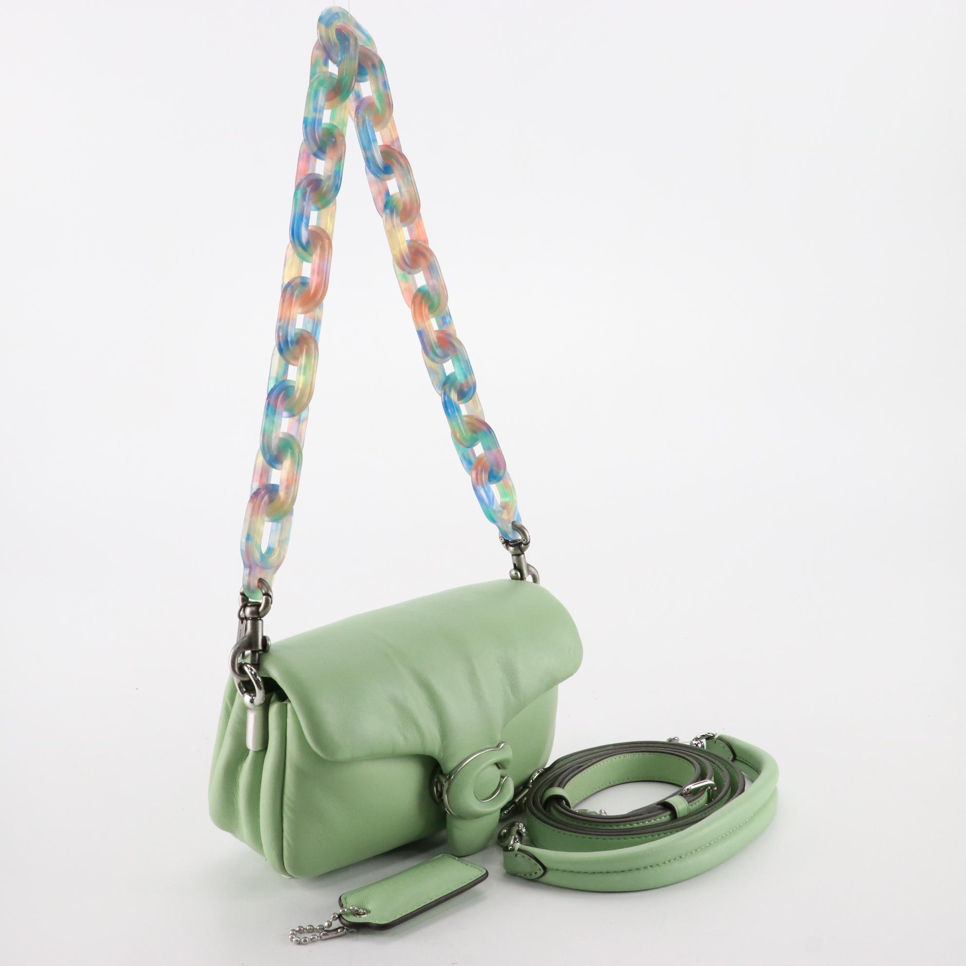 Coach Pillow Tabby with Multicolored Resin Strap