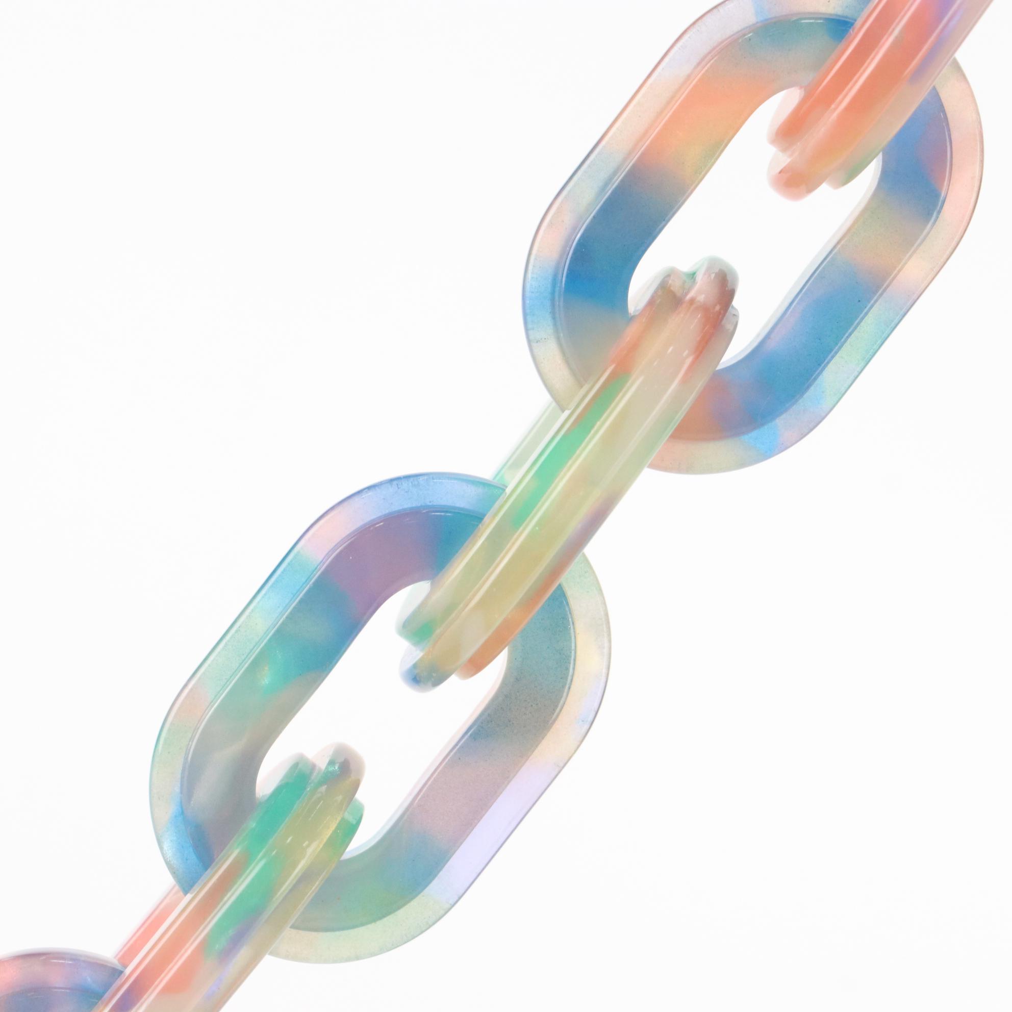 Coach Pillow Tabby with Multicolored Resin Strap