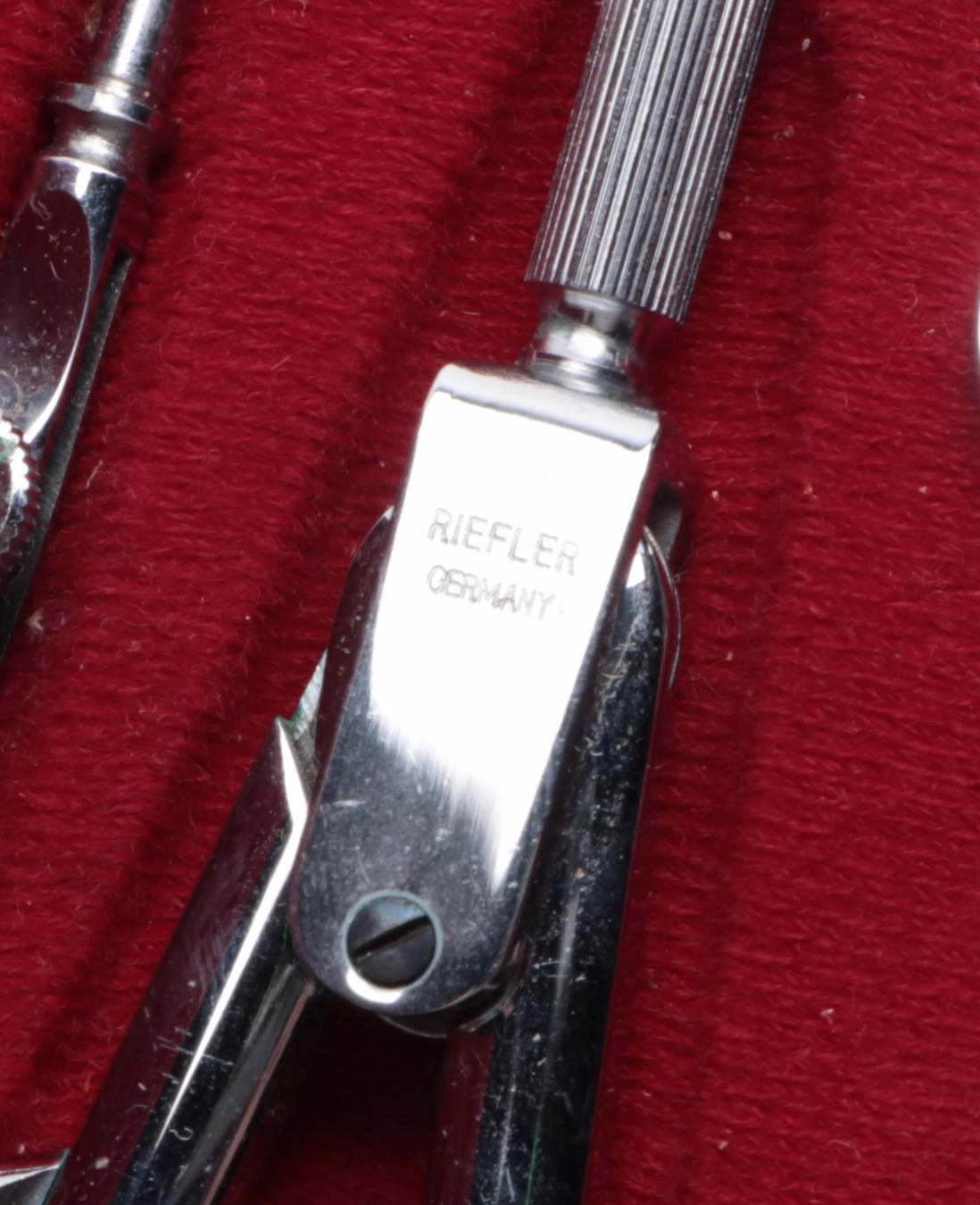 Riefler German Drafting Set with Case, Mid-20th Century