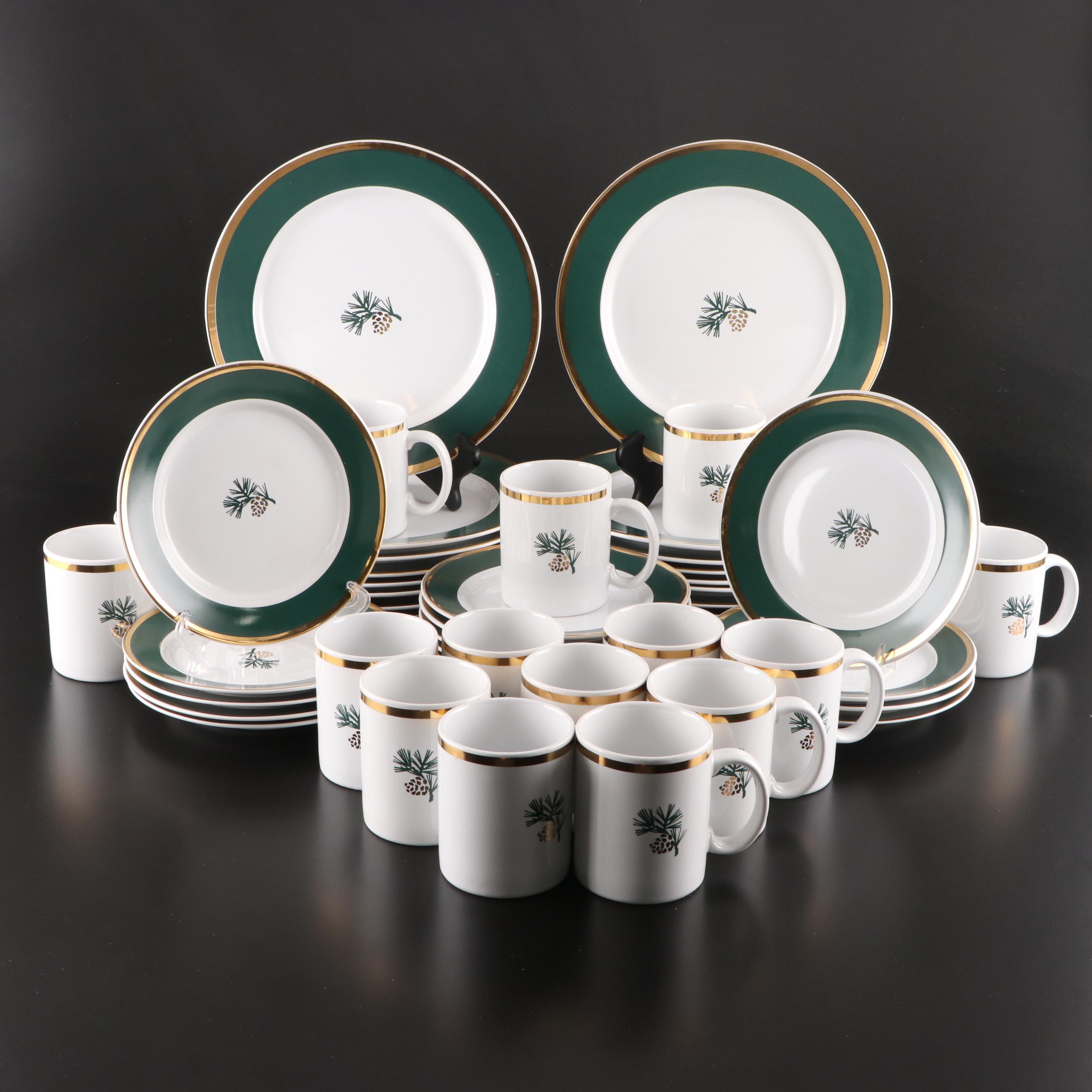 Eddie Bauer Home Pinecone Dinnerware