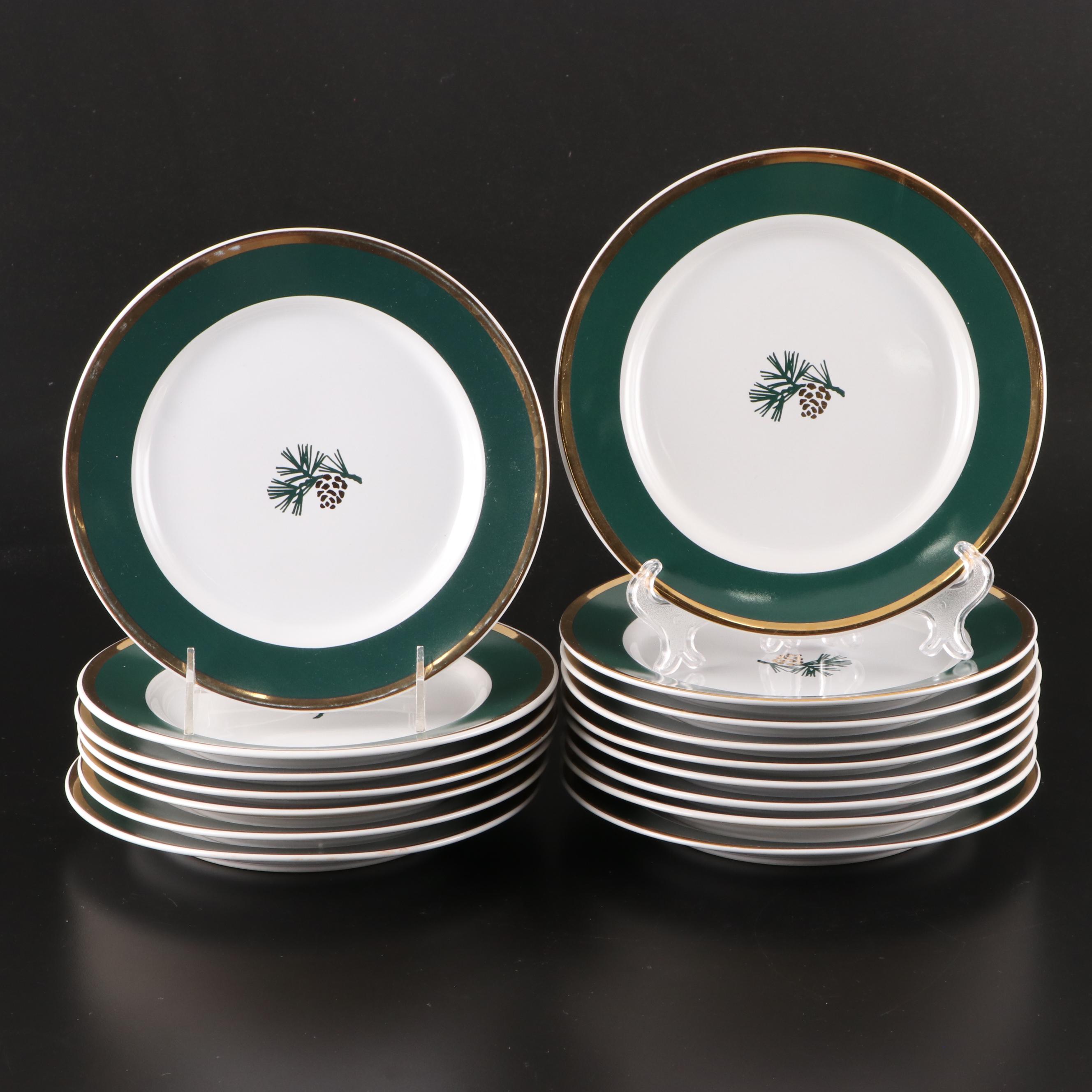 Eddie Bauer Home Pinecone Dinnerware