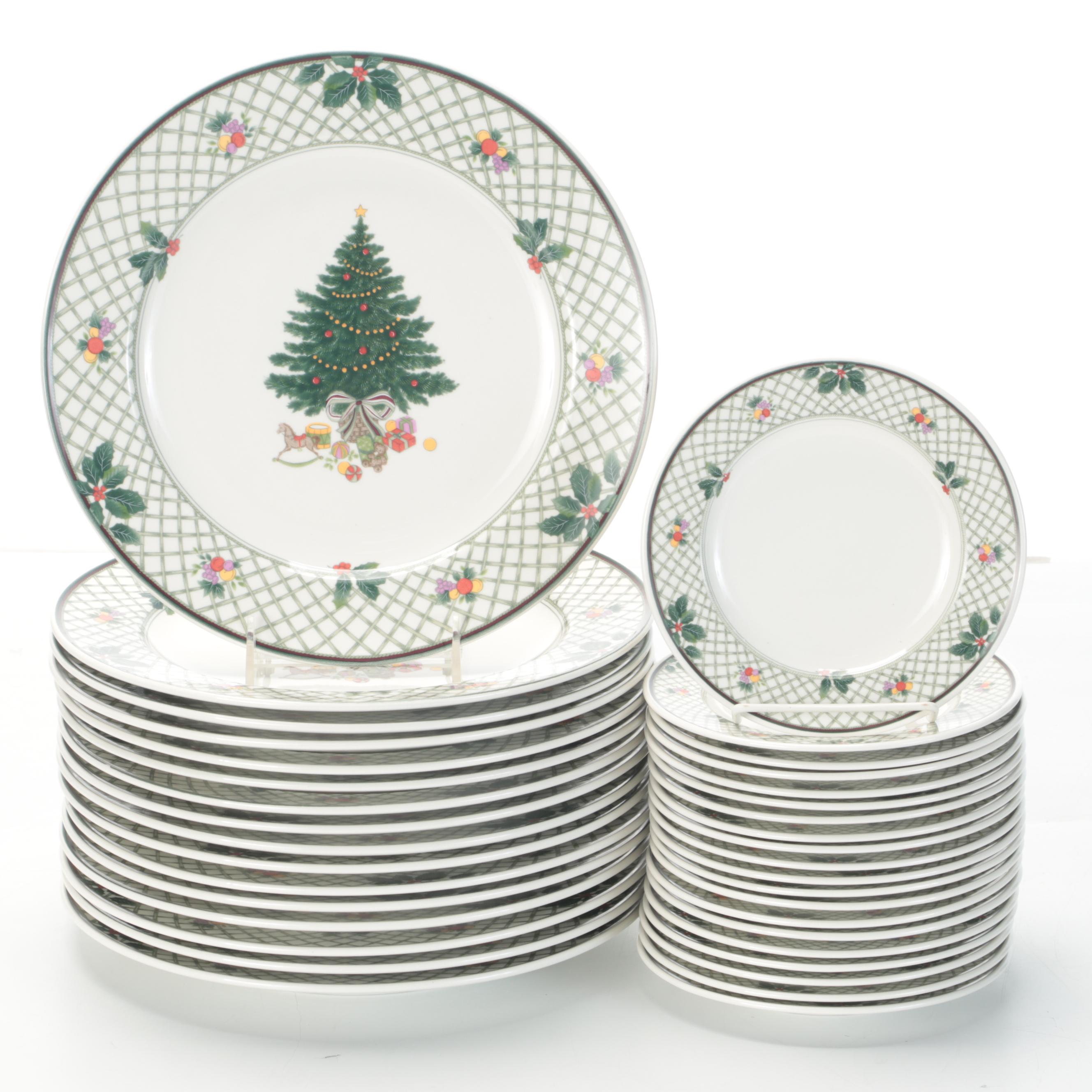 Mikasa "Christmas Story" Ceramic Dinnerware and Serveware, 1993-2004