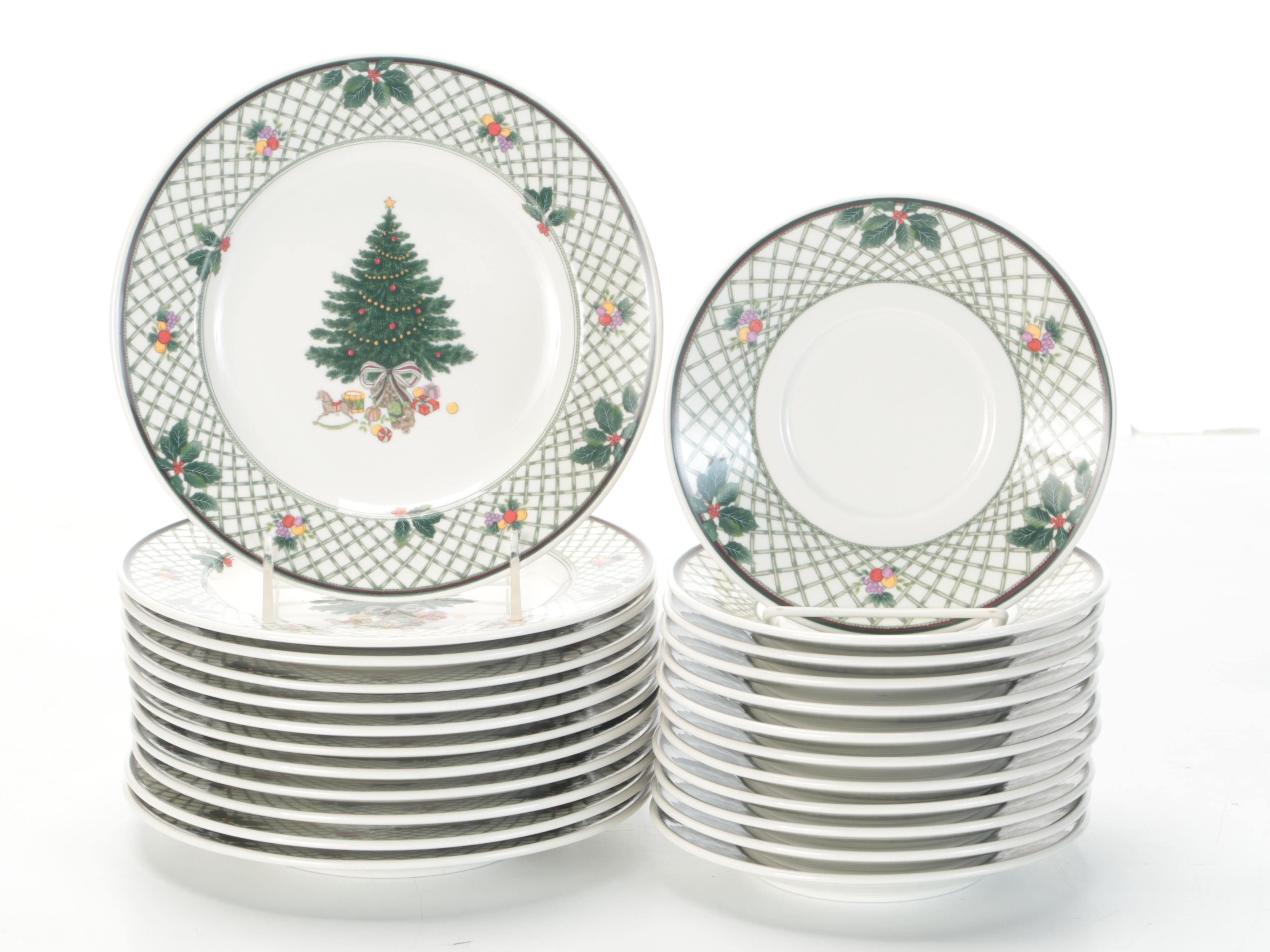 Mikasa "Christmas Story" Ceramic Dinnerware and Serveware, 1993-2004