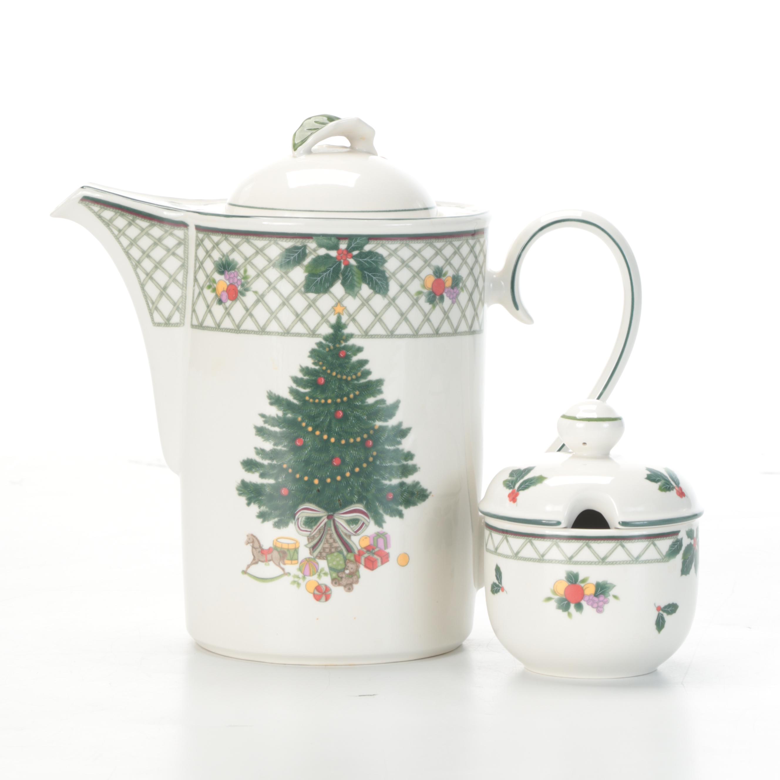 Mikasa "Christmas Story" Ceramic Dinnerware and Serveware, 1993-2004