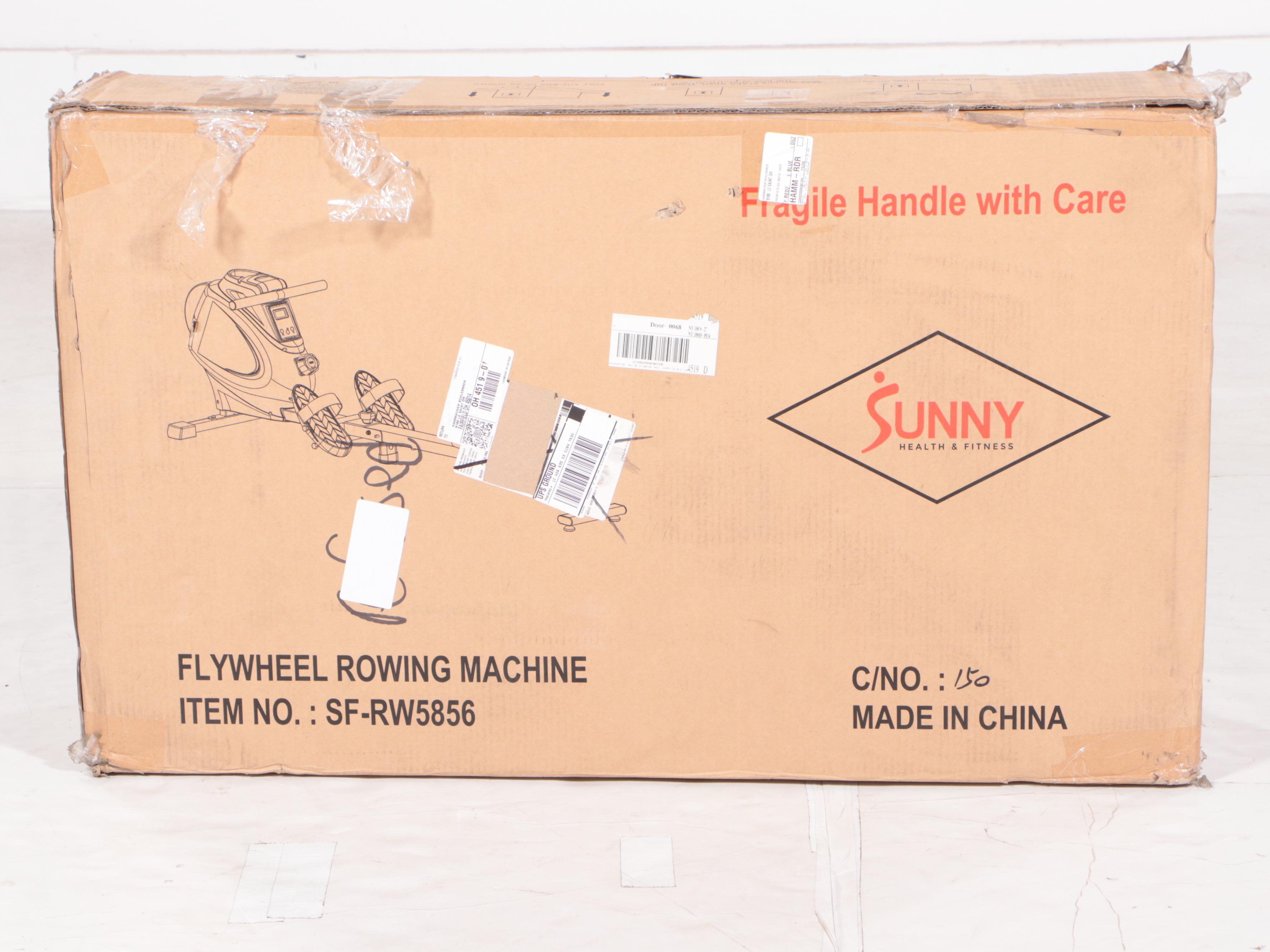 Foldable Flywheel Rowing Machine