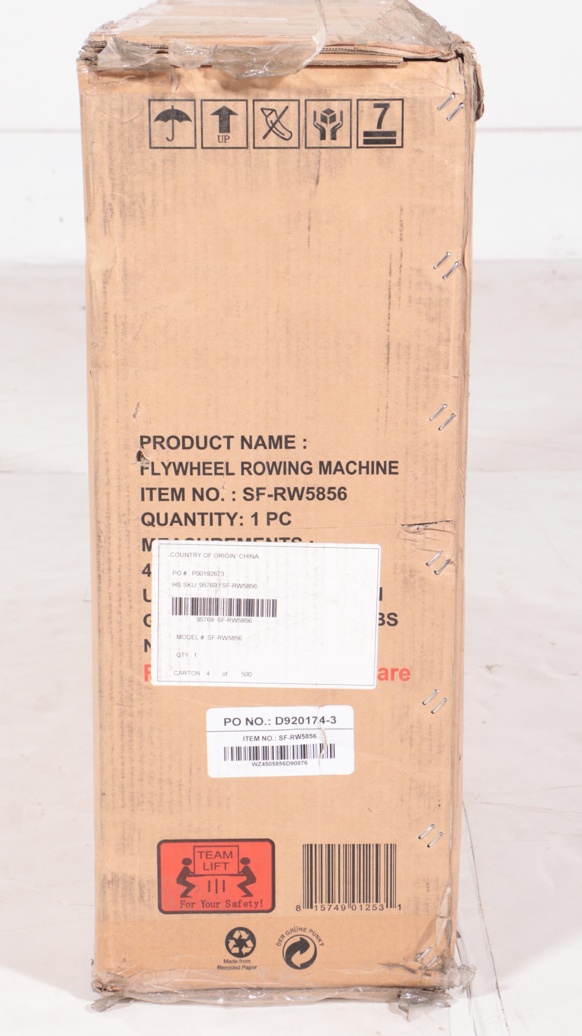 Foldable Flywheel Rowing Machine