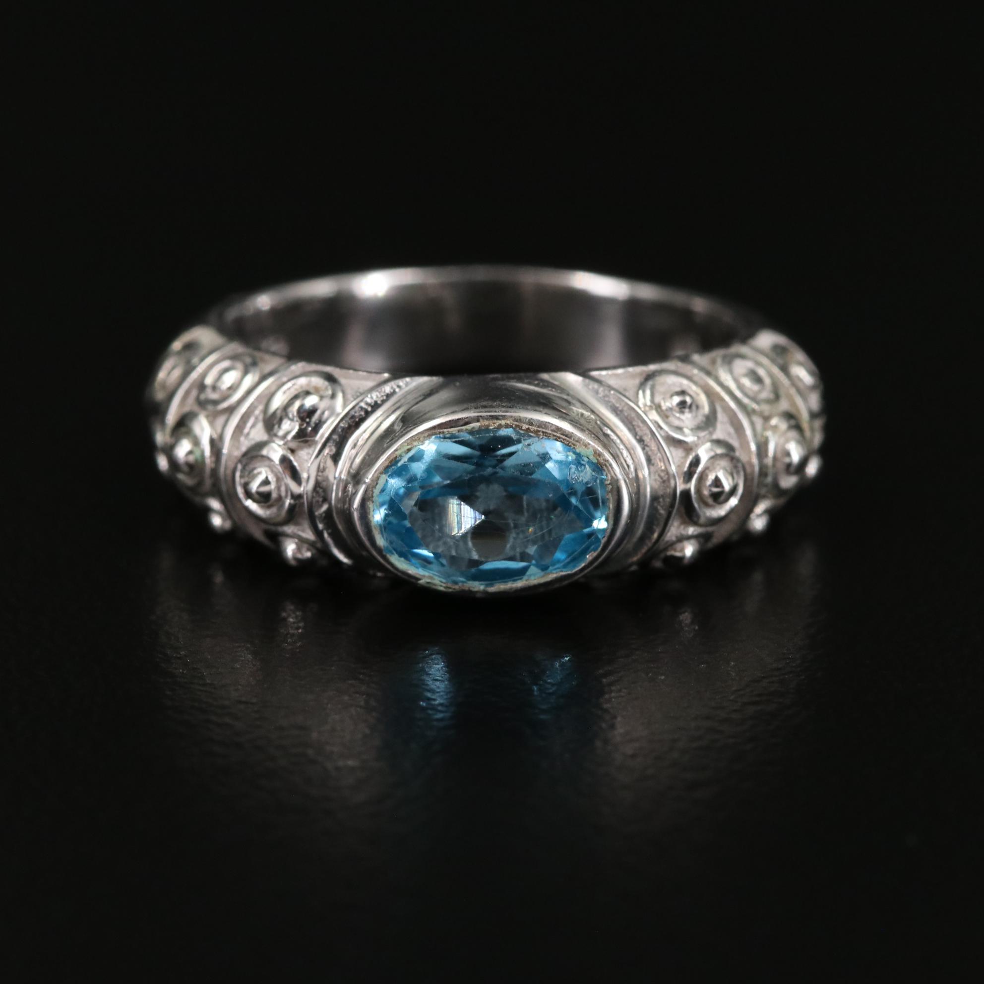 Sterling Blue Topaz Ring