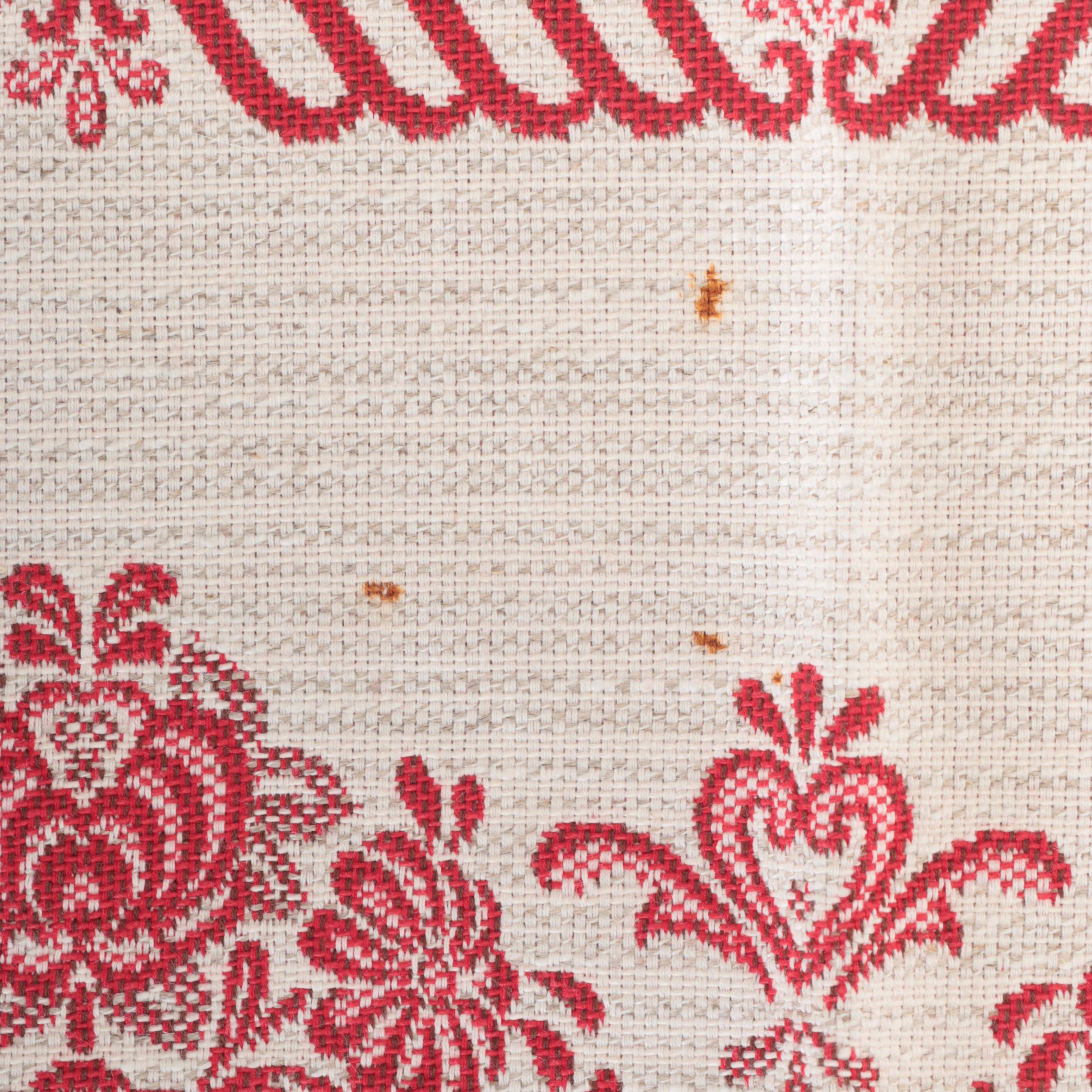 Tirolean Austrian Folk Art Jacquard Woven Placemats and Table Linens